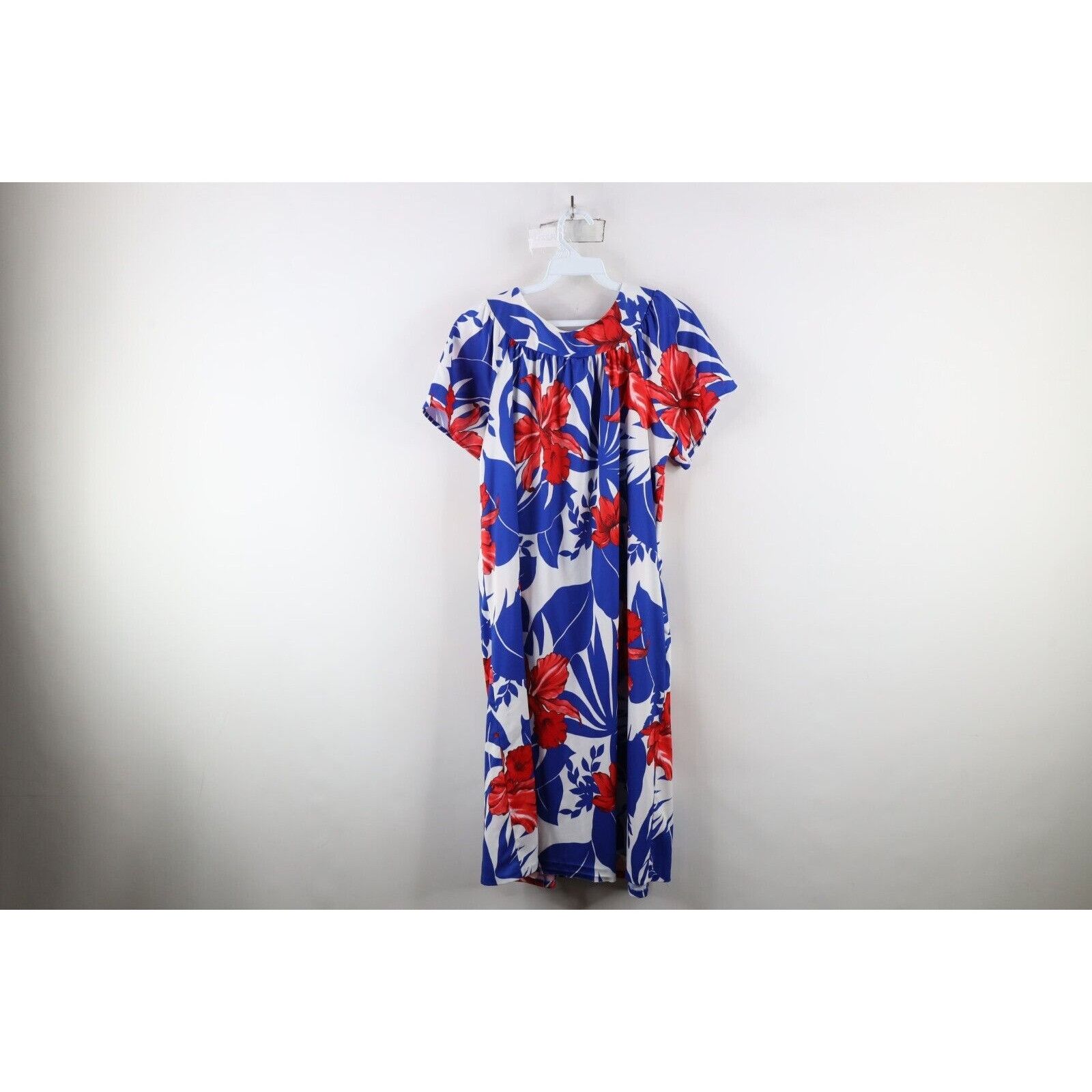Vintage Vintage 80s 90s Streetwear Distressed Flower Muu Muu Dress Size M / US 6-8 / IT 42-44 - 16 Thumbnail