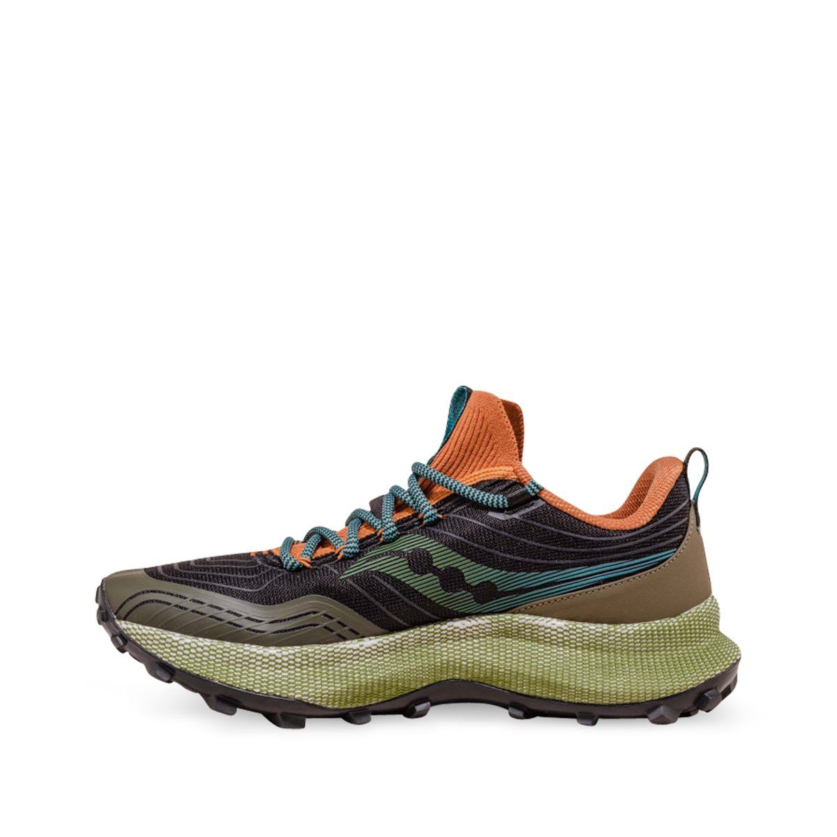 Saucony Endorphin Trail Olive/Black Size US 9 / EU 42 - 2 Thumbnail