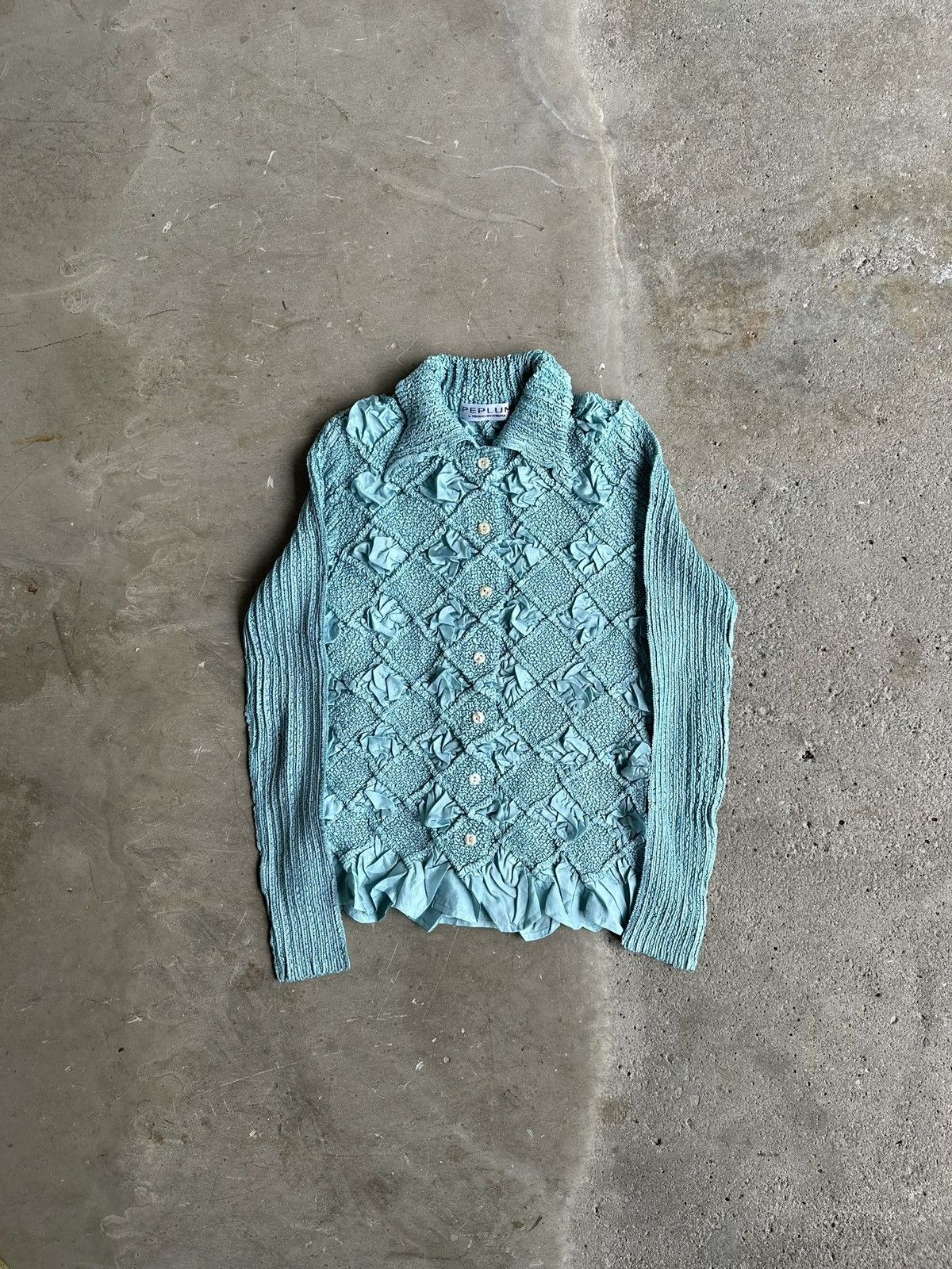 Japanese Brand × Vintage Vintage Peplum by Yoshiki Hishinuma Button Up Size 2 Size M / US 6-8 / IT 42-44 - 1 Thumbnail