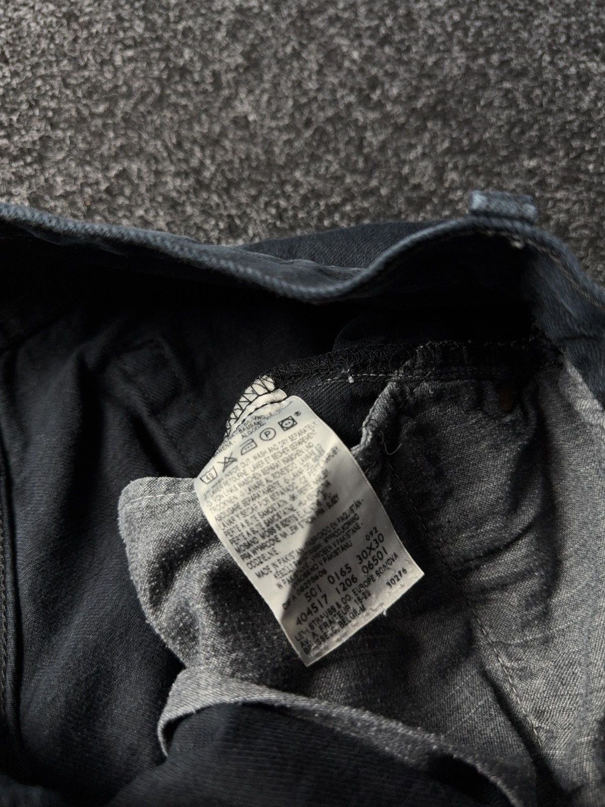 Levi's Vintage Levi’s 501 Black Jeans W30 L32 Made in Mexico Size US 30 / EU 46 - 3 Thumbnail