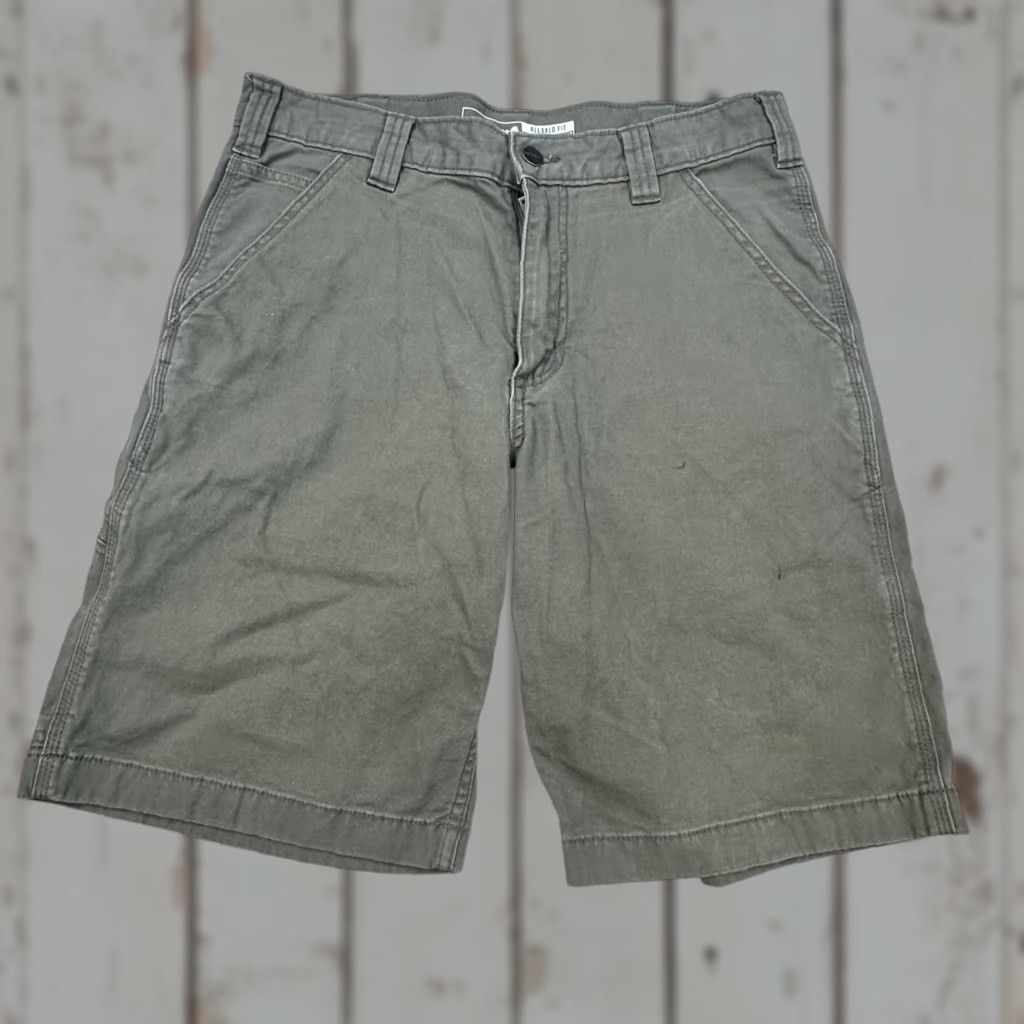 Carhartt Carhartt Shorts Mens 32 Green Relaxed Fit Carpenter Utility Work Canvas Rugged Shirt? Size US 32 / EU 48 - 1 Thumbnail