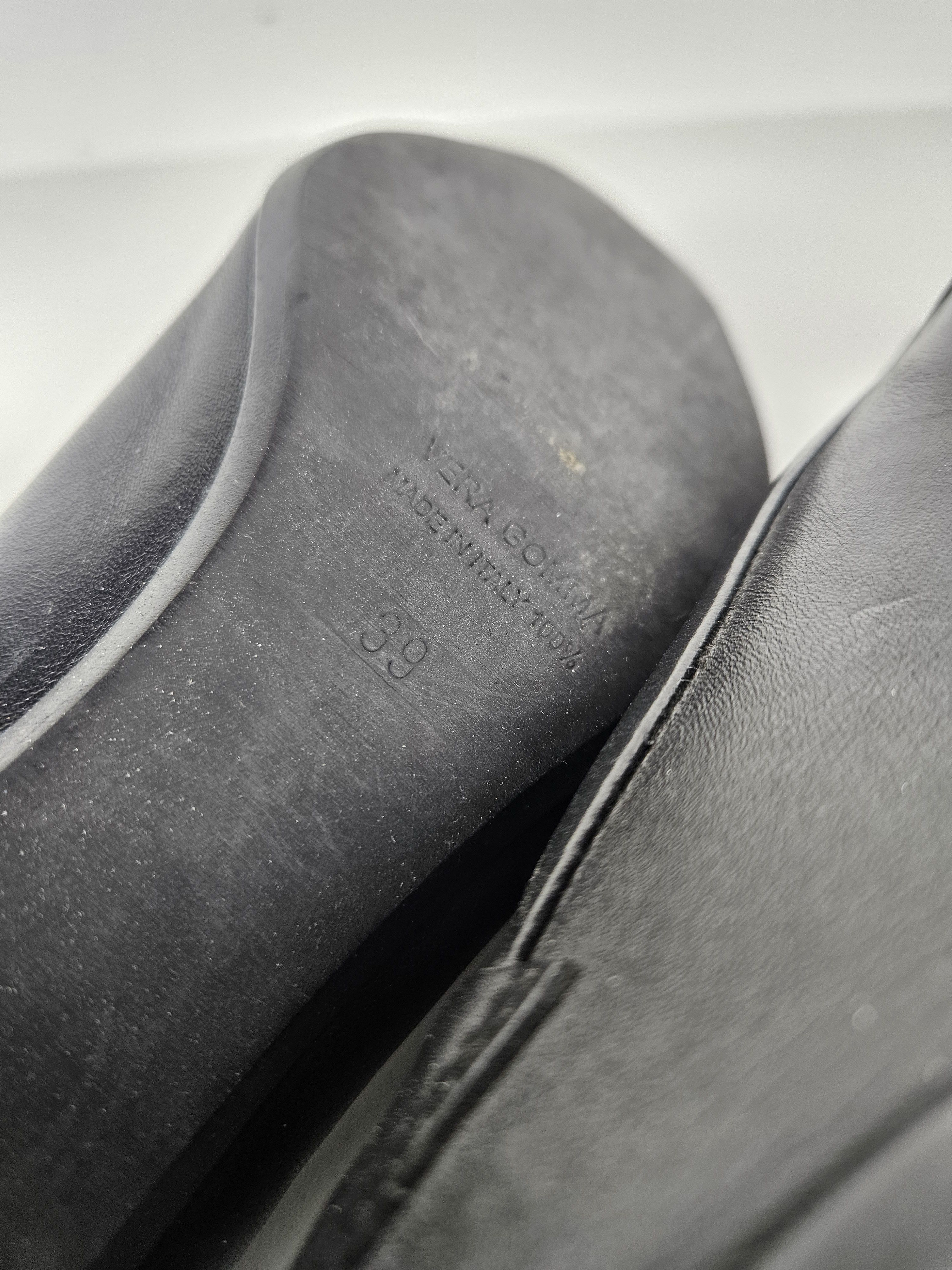 Vintage Vintage long toe leather heels Size US 9 / IT 39 - 18 Thumbnail