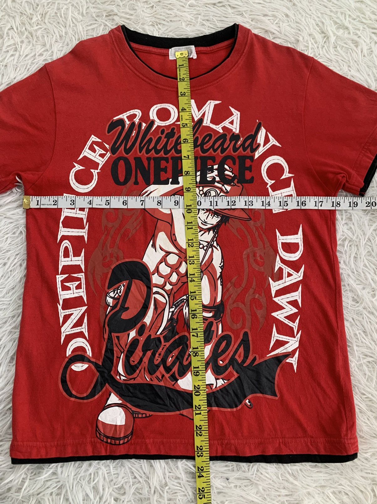 Anime Whitebeard Pirate One Piece Anime Tee Size US S / EU 44-46 / 1 - 6 Thumbnail