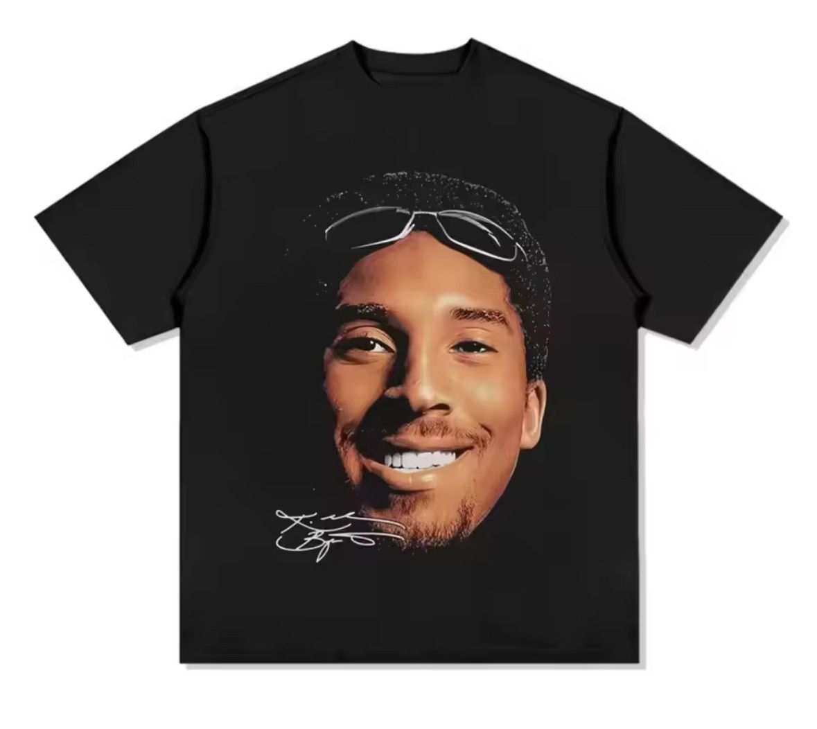 Other Streetwear Basketball Star Kobe Face Cotton Black T-Shirt Size US L / EU 52-54 / 3 - 1 Thumbnail