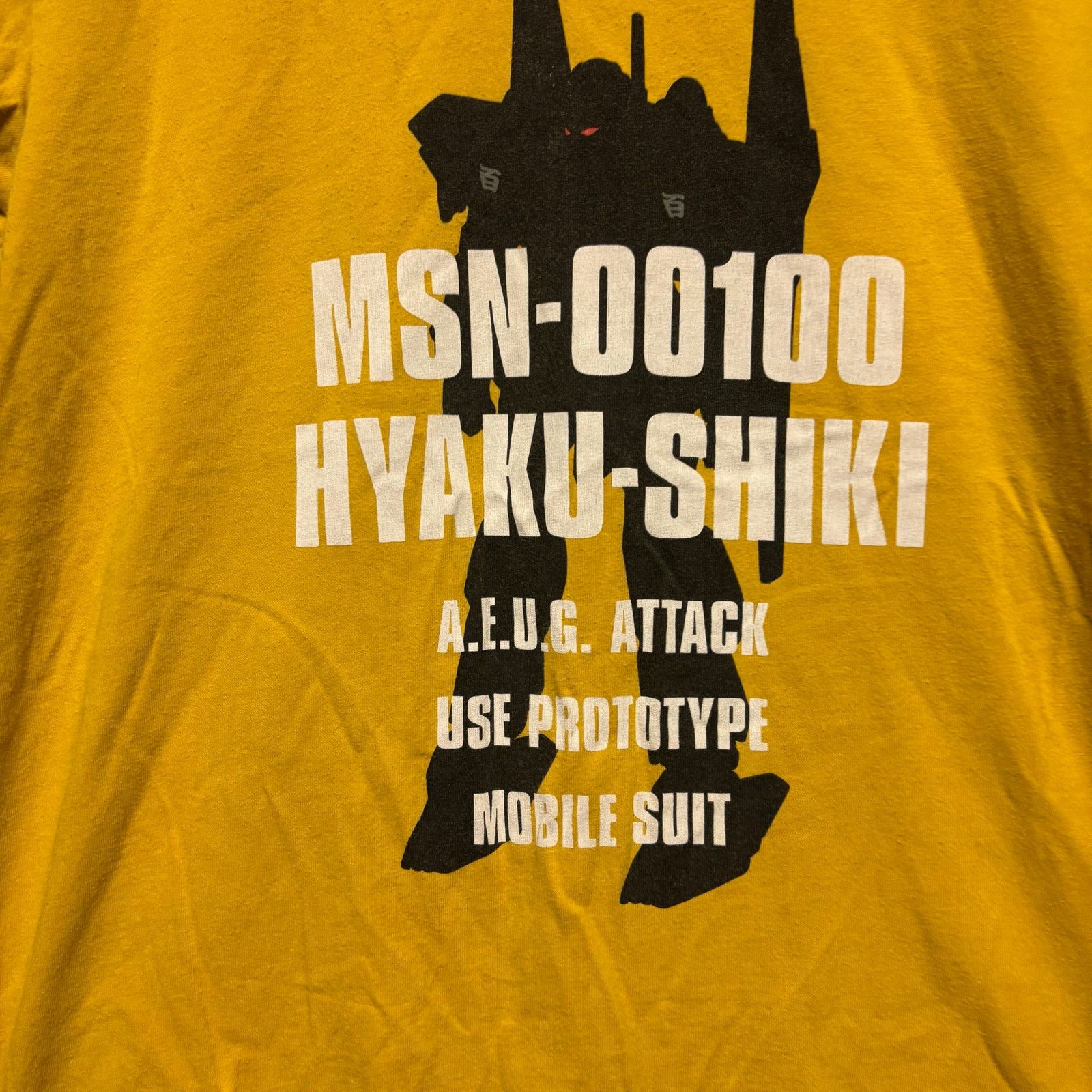 UNIQLO UT 40th Gundam Gunpla Hyaku-Shiki Graphic Shirt