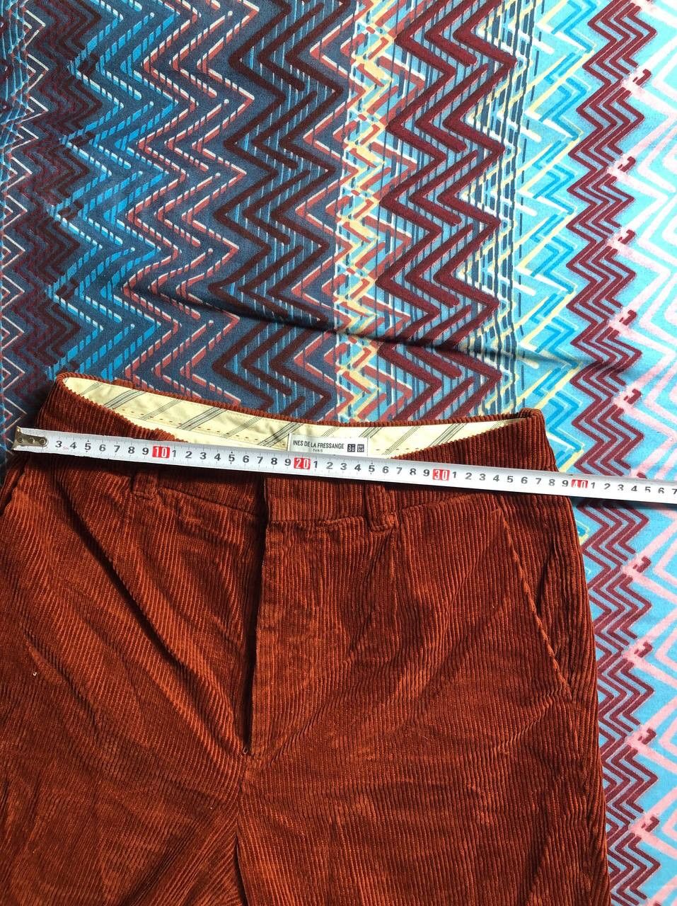 Uniqlo Uniqlo X Ines De La Fressange Velvet Pants Size US 29 - 17 Thumbnail