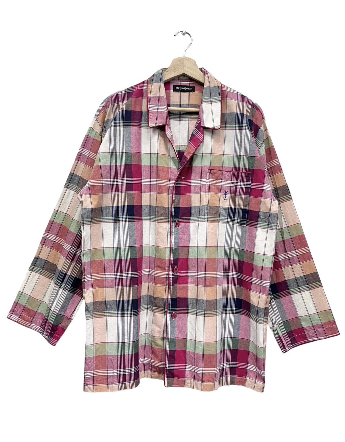 Sleeper × Yves Saint Laurent 🔥Authentic YSL Multicolor Classic Check Unisex Pajamas Set Size US M / EU 48-50 / 2 - 3 Thumbnail