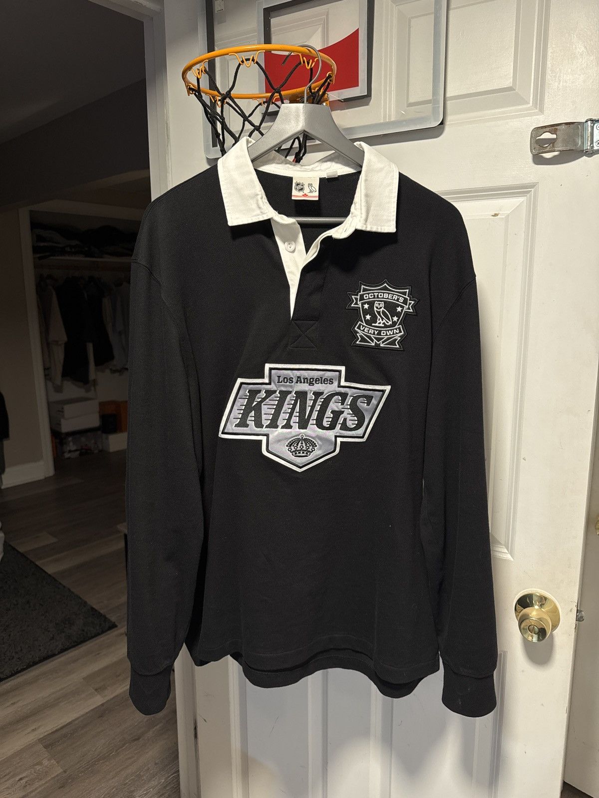 October's Very Own OVO x Kings Button Up BLACK Size US XL / EU 56 / 4 - 1 Thumbnail