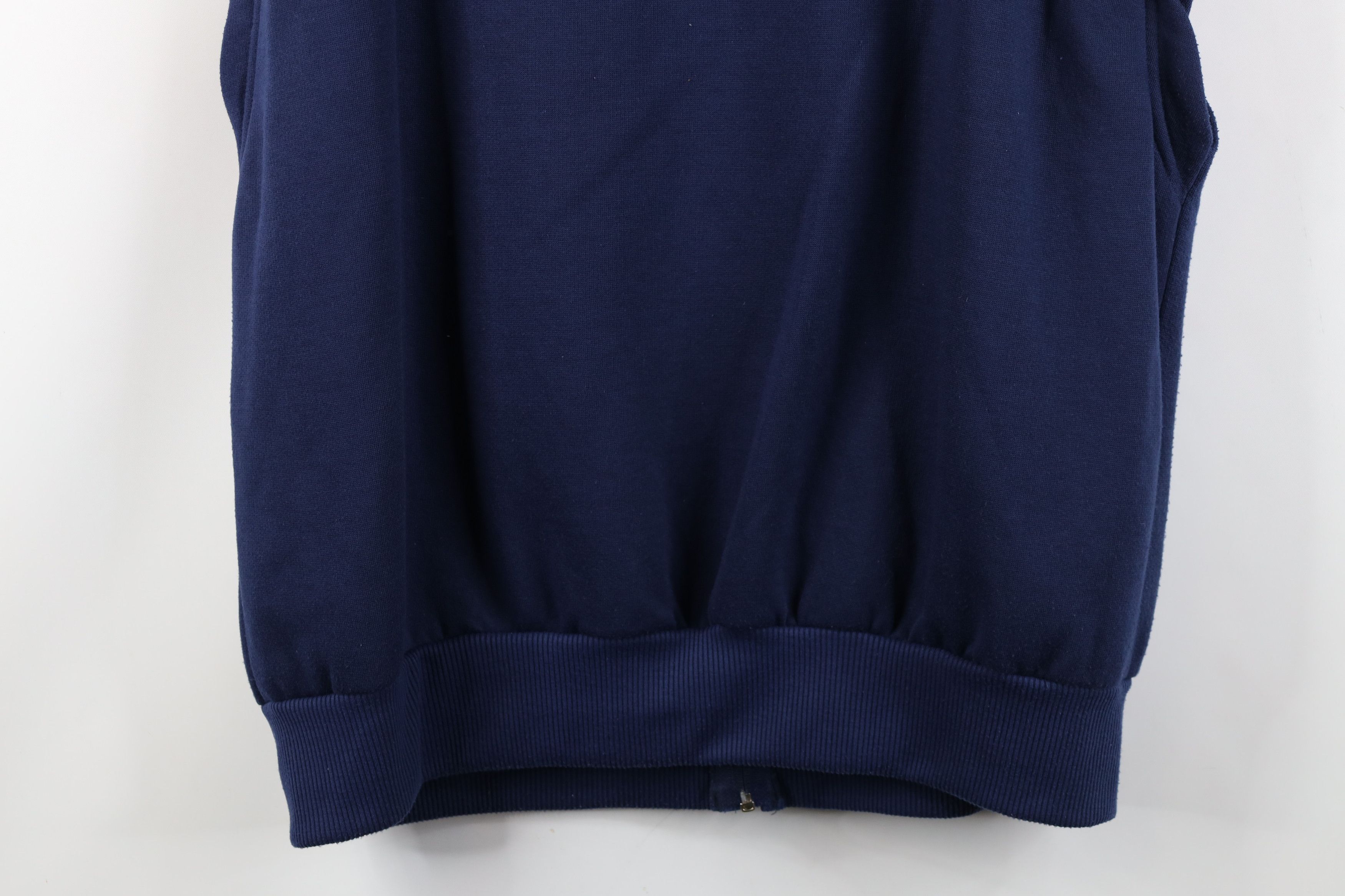 Vintage Vintage 90s Streetwear Sleeveless Full Zip Hoodie Sweatshirt Size US XXL / EU 58 / 5 - 12 Thumbnail