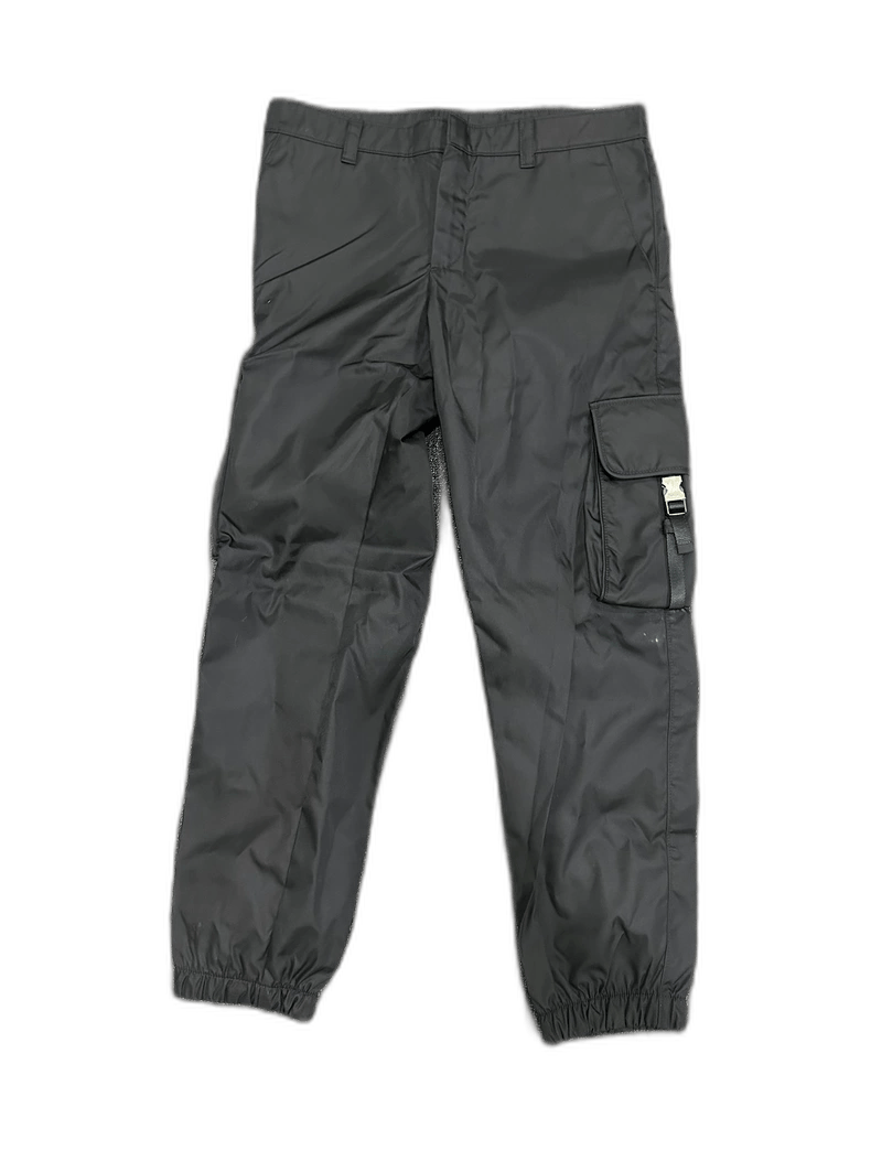 Prada Prada Black Nylon Cargo Pants Size US 34 / EU 50 - 1 Thumbnail