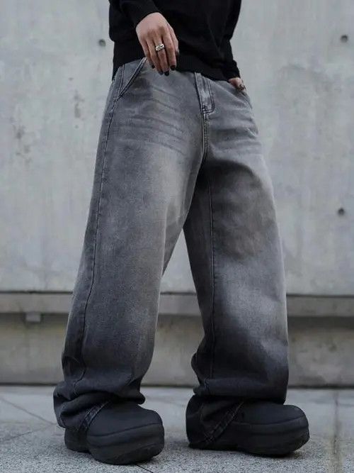Japanese Brand Kubota x Mako Skater Washed Drip Baggy Denim Jeans Size US 32 / EU 48 - 8 Thumbnail