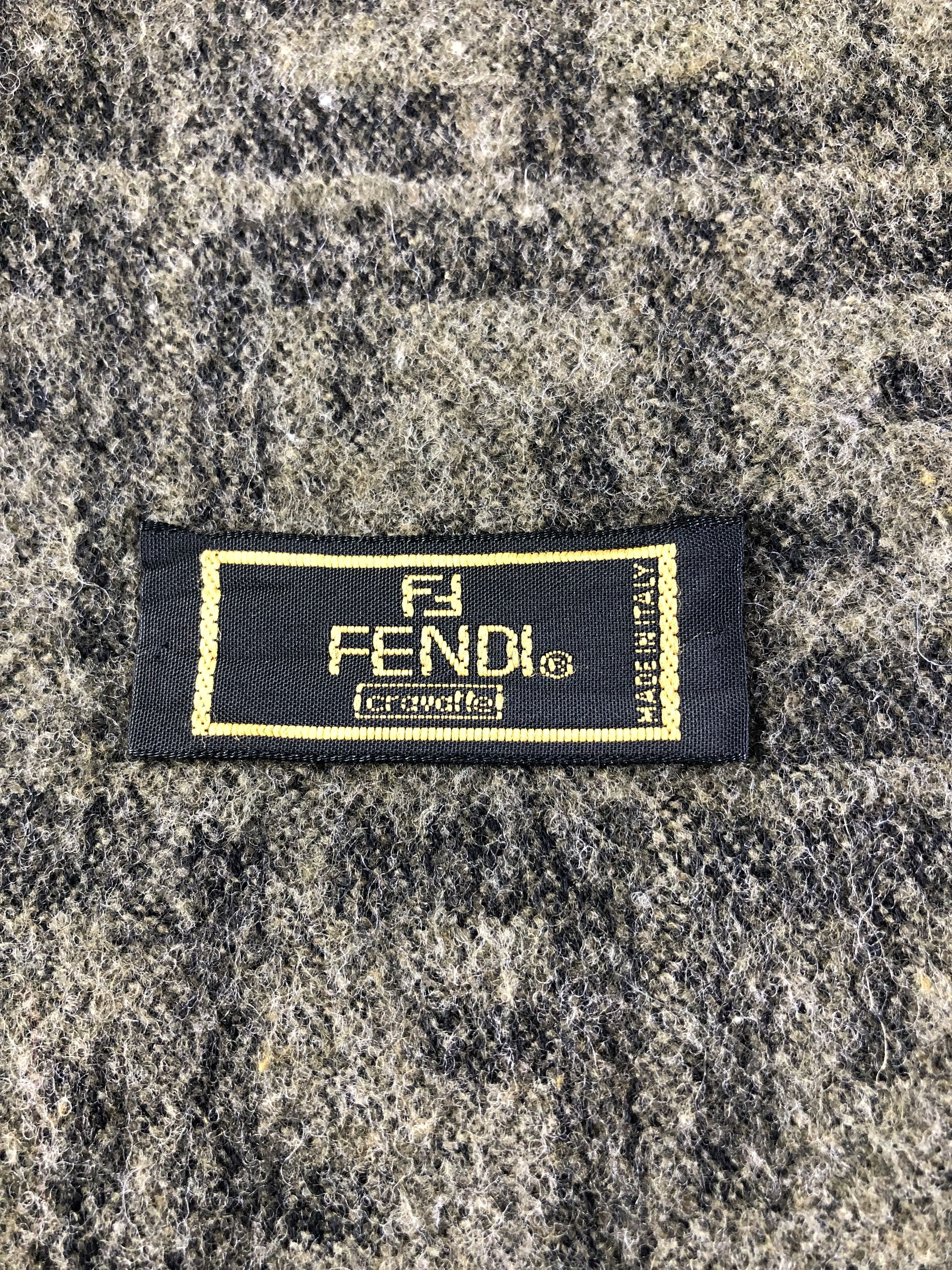 Vintage Fendi Monogram FF Scarf / Muffler / Neckwear SS1353 Size ONE SIZE - 6 Thumbnail