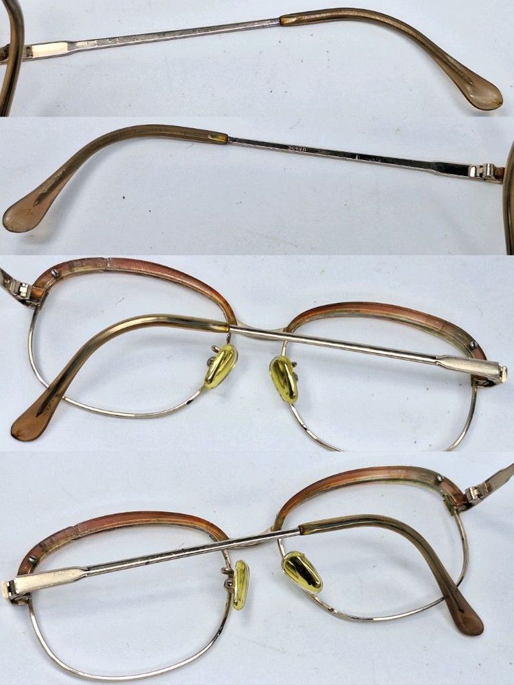 Other VINTAGE 1980s Japanese House Brand Browline Glasses 50mm Size ONE SIZE - 7 Thumbnail