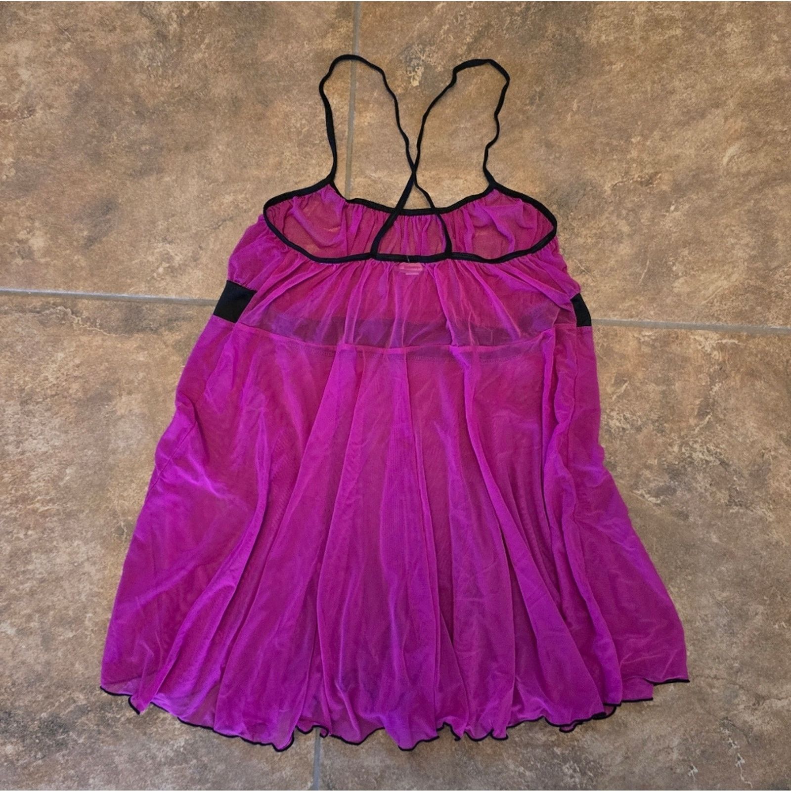 Other Dark Pink | COQUETTE | Babydoll Lingerie Nightie Size ONE SIZE - 2 Thumbnail