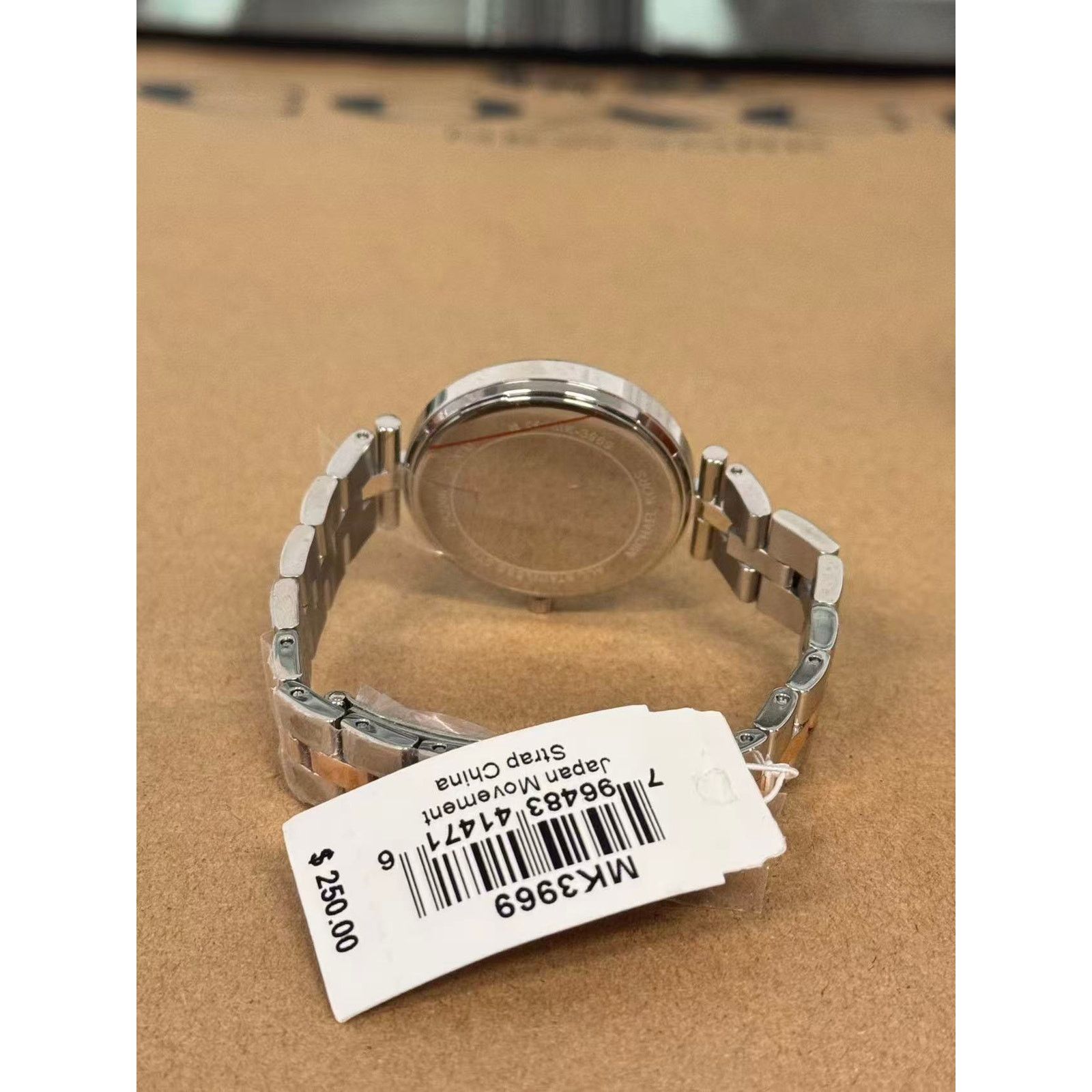 Michael Kors Michael Kors Maci MK3969 Women's Silver–Gold Tone Watch Size 34 - 5 Thumbnail