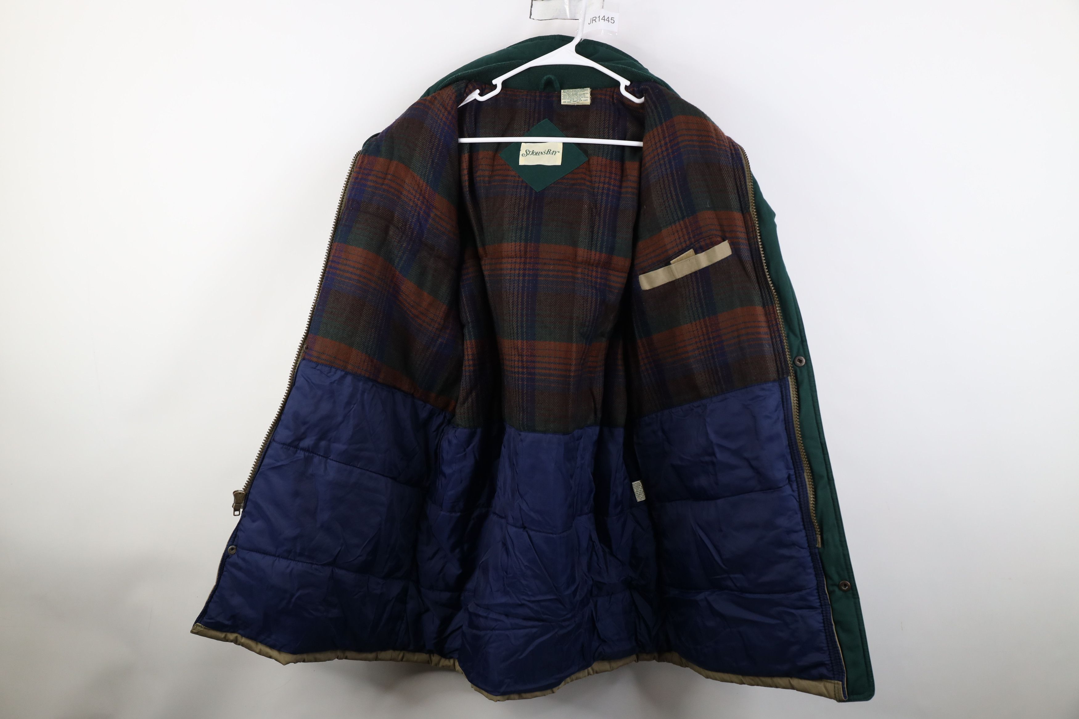 Vintage Vintage 90s Streetwear Lined Hooded Puffer Parka Jacket Size US XL / EU 56 / 4 - 10 Thumbnail