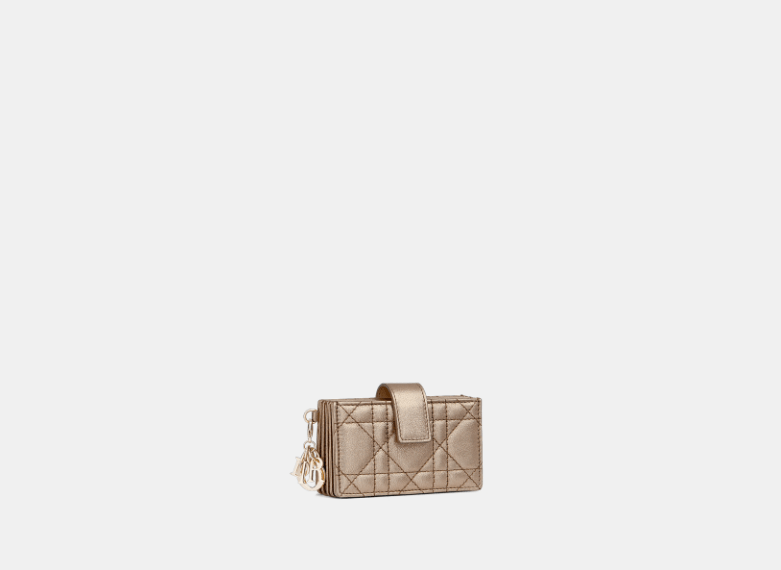 Dior o1w1db10426 S0074O Size : OS / Card Holder in Gold-Tone Size ONE SIZE - 2 Thumbnail
