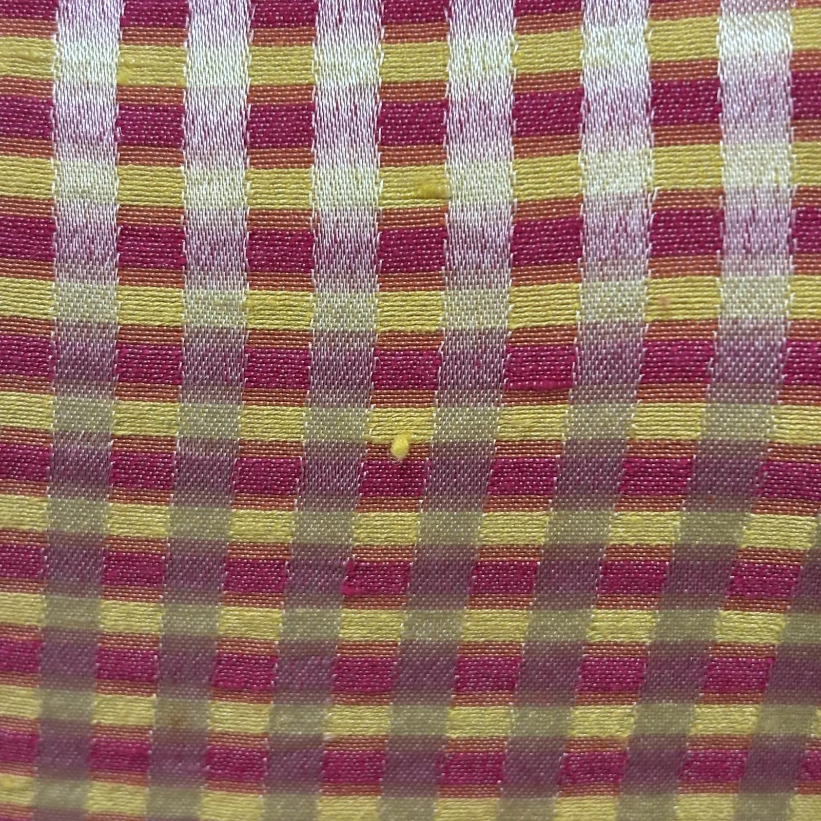 Other Vtg 90s keyhole yellow orange pink plaid mini dress Size M / US 6-8 / IT 42-44 - 4 Thumbnail