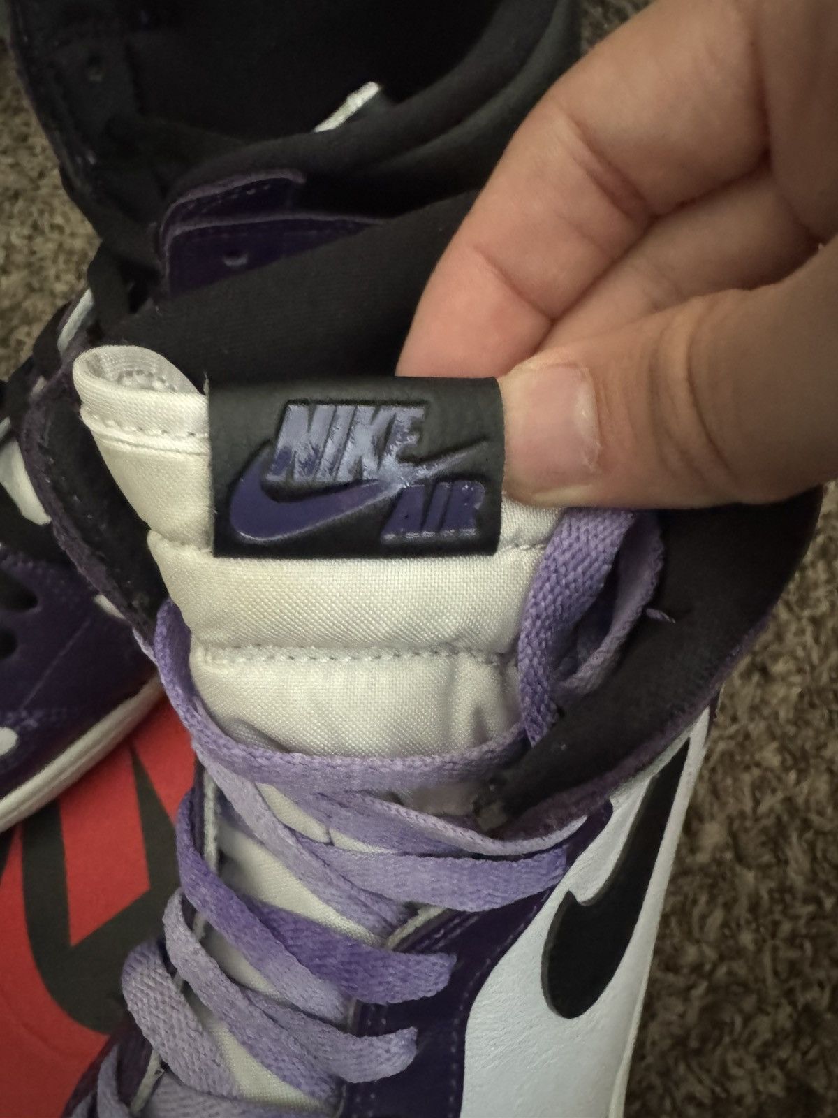 Jordan Brand Jordan 1 court purple Size US 11.5 / EU 44-45 - 4 Thumbnail