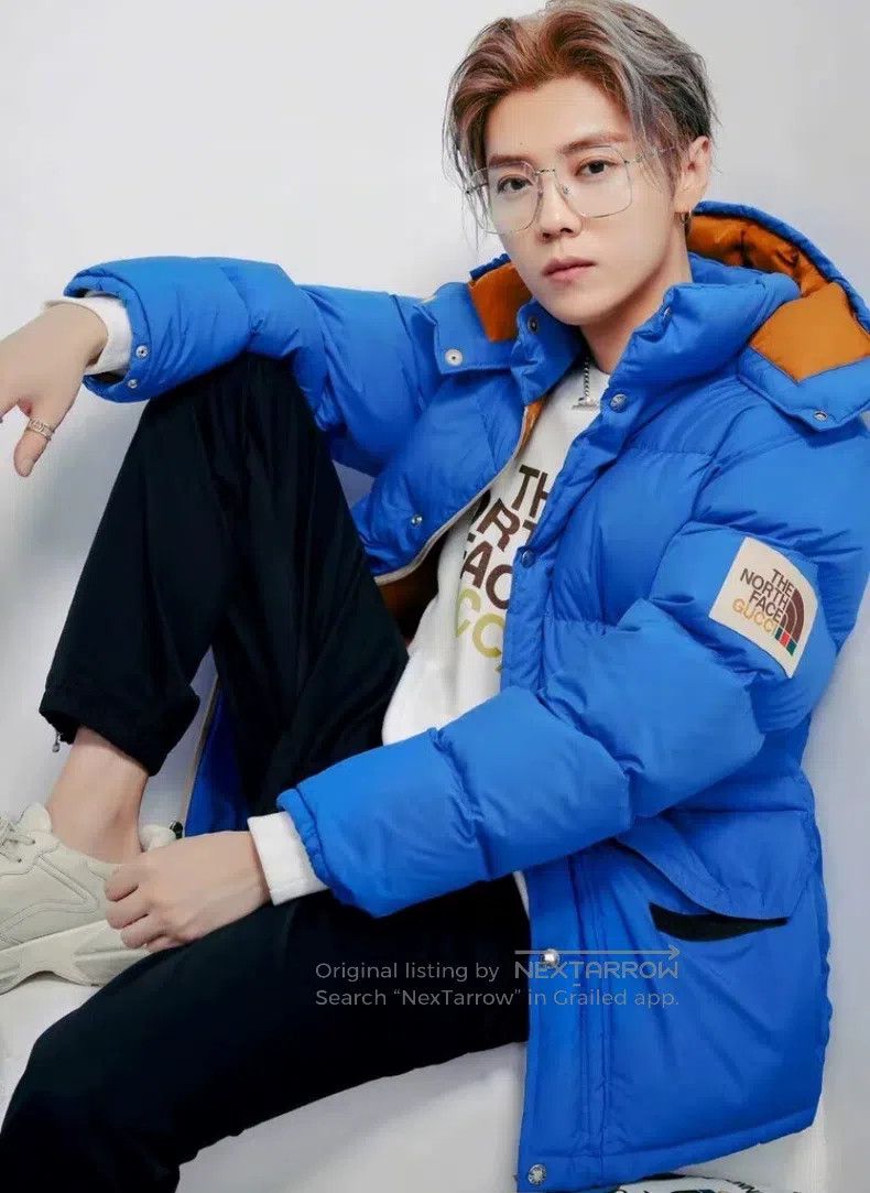 Gucci Gucci Dark blue logo hooded long-sleeved down jacket Size US S / EU 44-46 / 1 - 8 Thumbnail