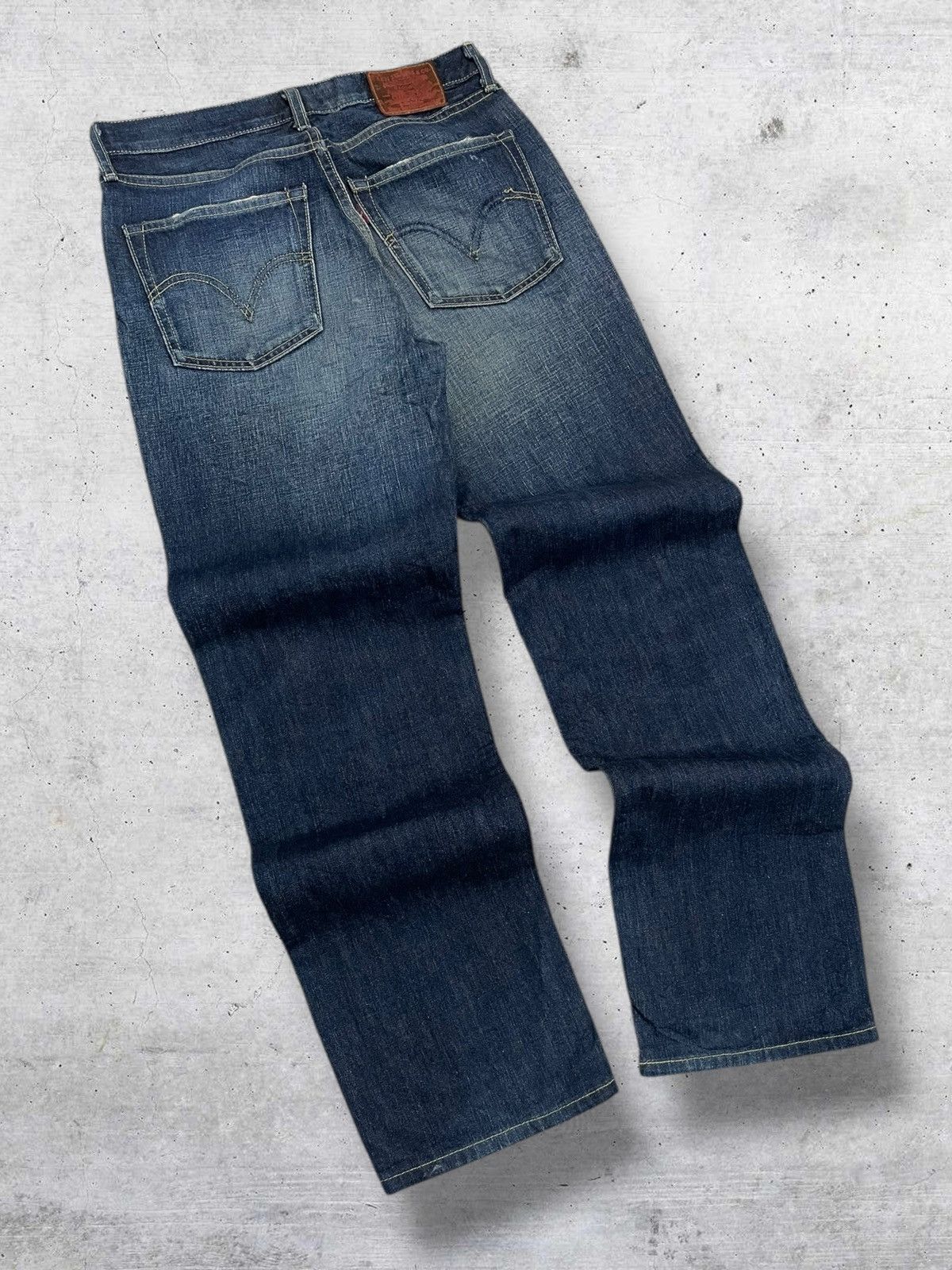 Levi's Vintage Clothing VINTAGE 502 LEVIS USA DESIGNER 90S INDIGO DISTRESSED DENIM Size US 29 - 10 Thumbnail