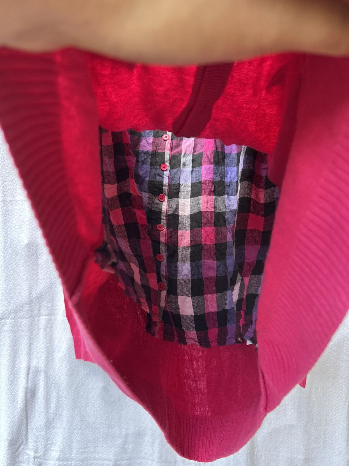 If Six Was Nine × Japanese Brand × Le Grande Bleu (L.G.B.) Jeans west japanese cardigan plaid double layers shirt Size US M / EU 48-50 / 2 - 7 Thumbnail