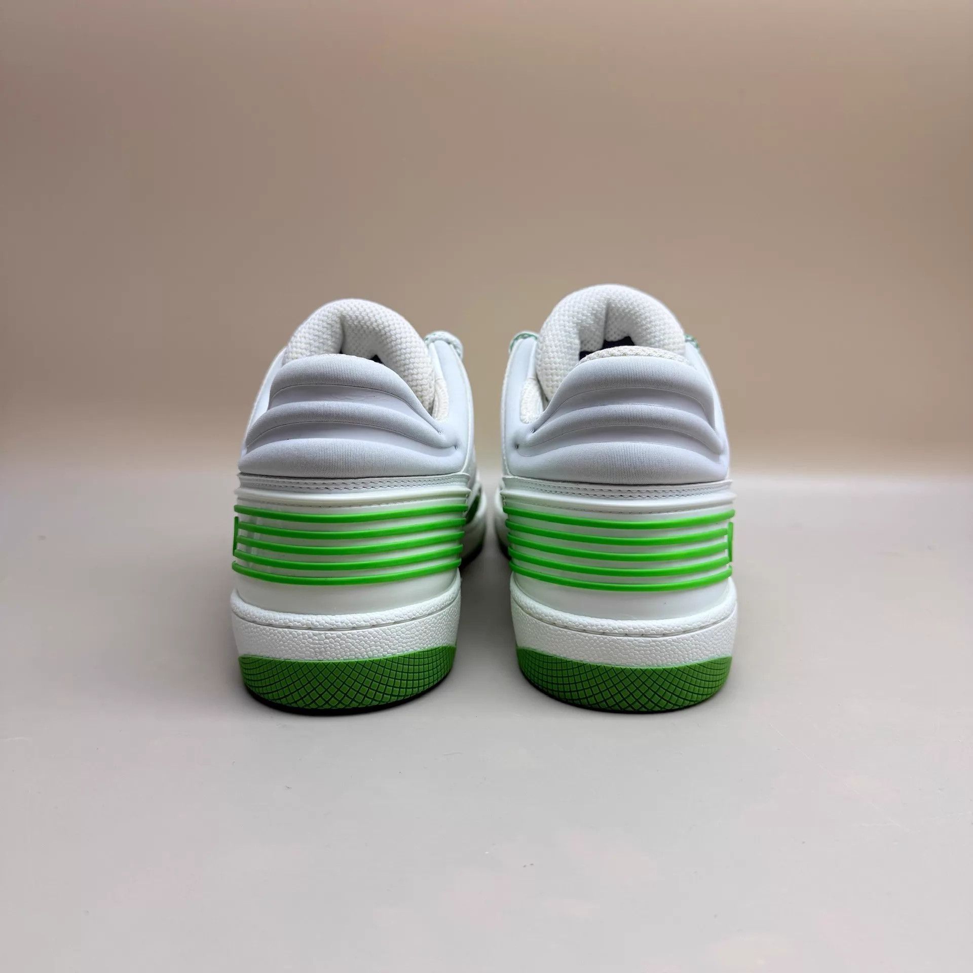 Gucci GUCCI Basket White Green Sneaker 35.5 Women's New Unused OG Size US 5 / IT 35 - 3 Thumbnail