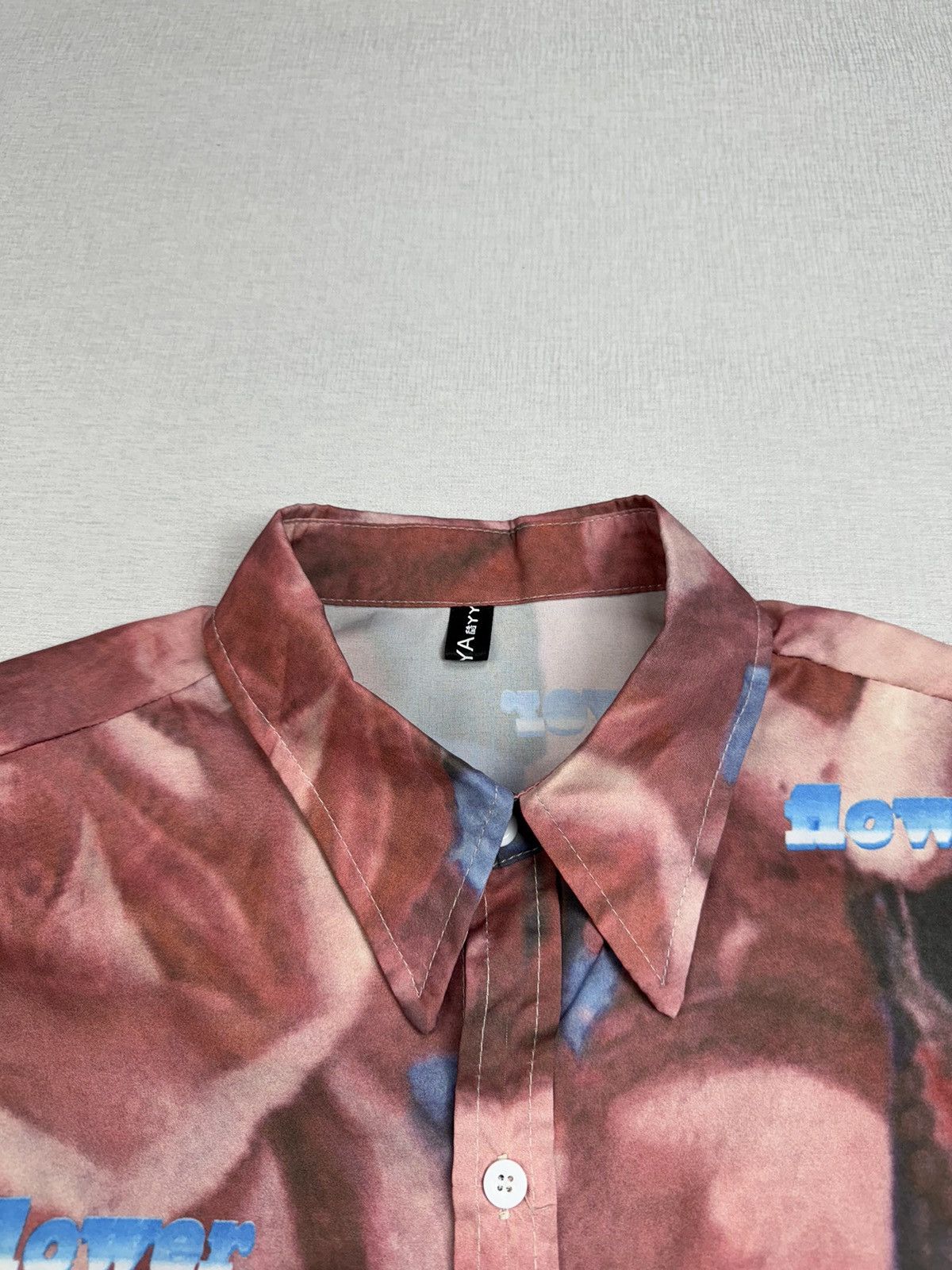 Japanese Brand × Vintage Unbranded Print Flowers Y2K Long Sleeve shirt size L Size US L / EU 52-54 / 3 - 4 Thumbnail