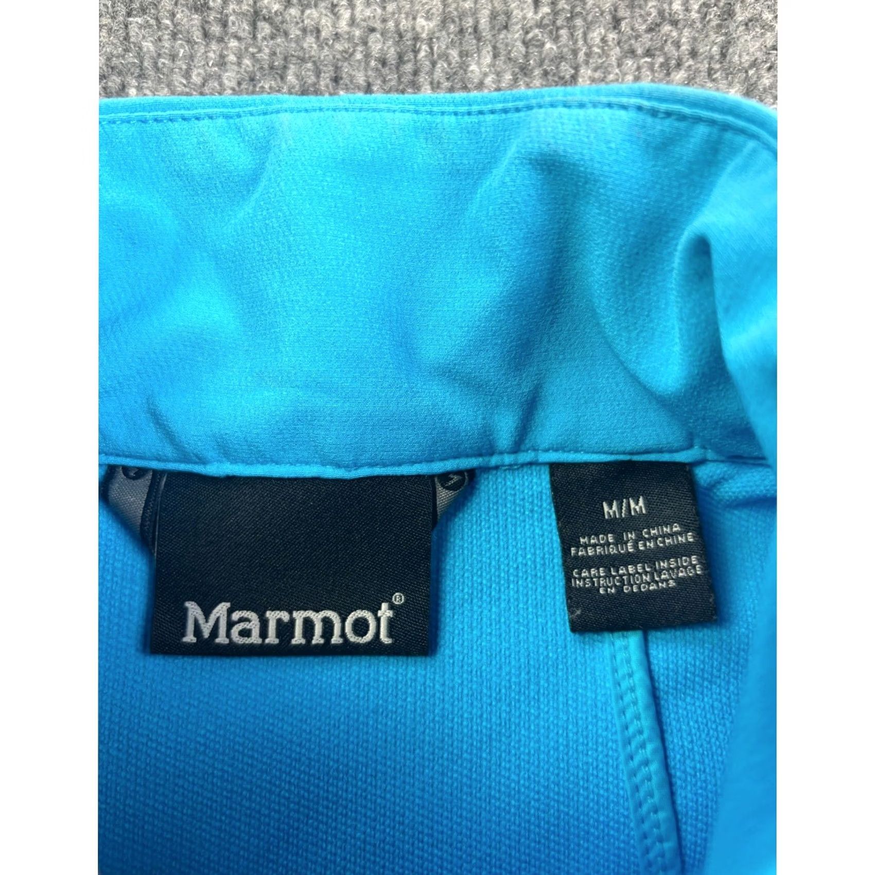 Marmot Marmot Softshell Vest Womens Medium Blue Full Zip Sleeveless Athletic CC-394 Size M / US 6-8 / IT 42-44 - 2 Thumbnail