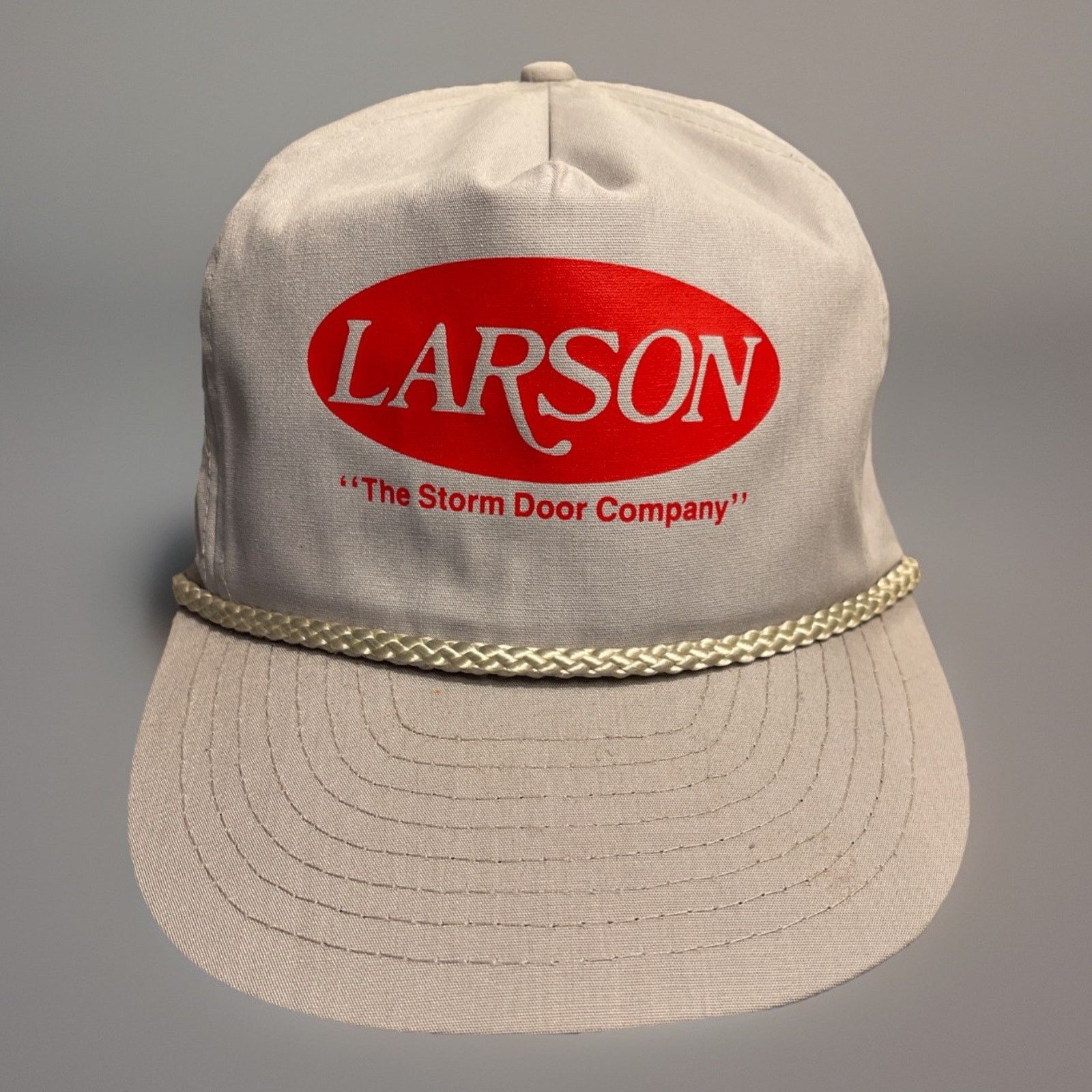 Vintage Vintage Larson The Storm Door Company Rope Hat Zip-Back 90s Size ONE SIZE - 1 Thumbnail
