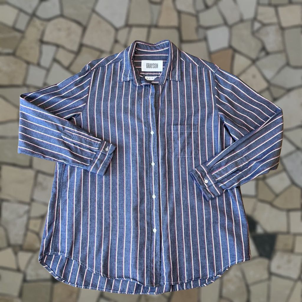 Vintage VINTAGE Grayson The Hero Button Down Shirt Long Sleeve Blouse Women’s 04 Large Size L / US 10 / IT 46 - 1 Thumbnail