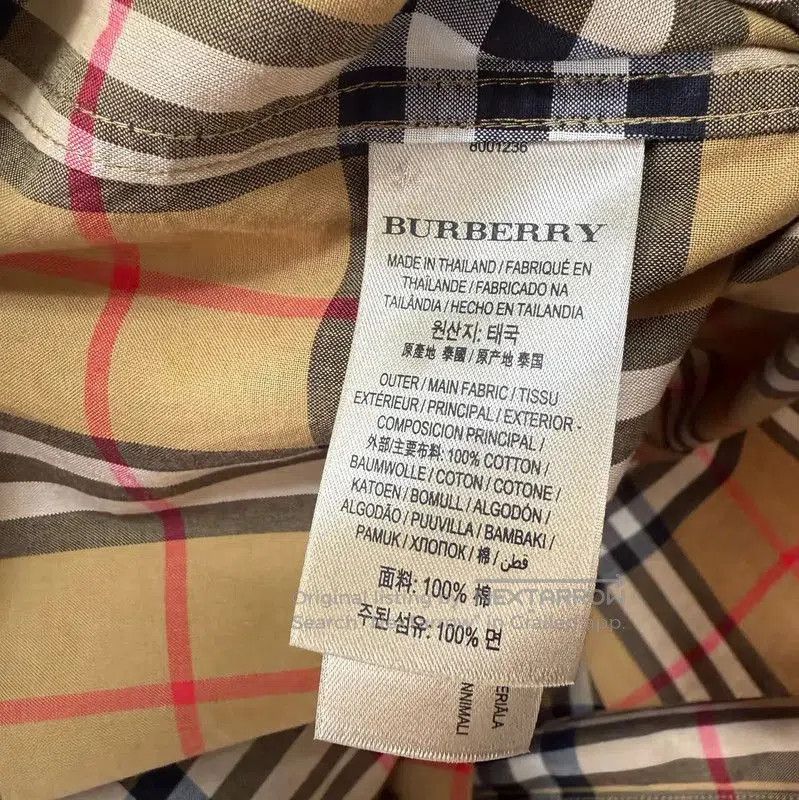 Burberry Burberry Men's Long Sleeve Cotton Check Shirt. Size US M / EU 48-50 / 2 - 7 Thumbnail