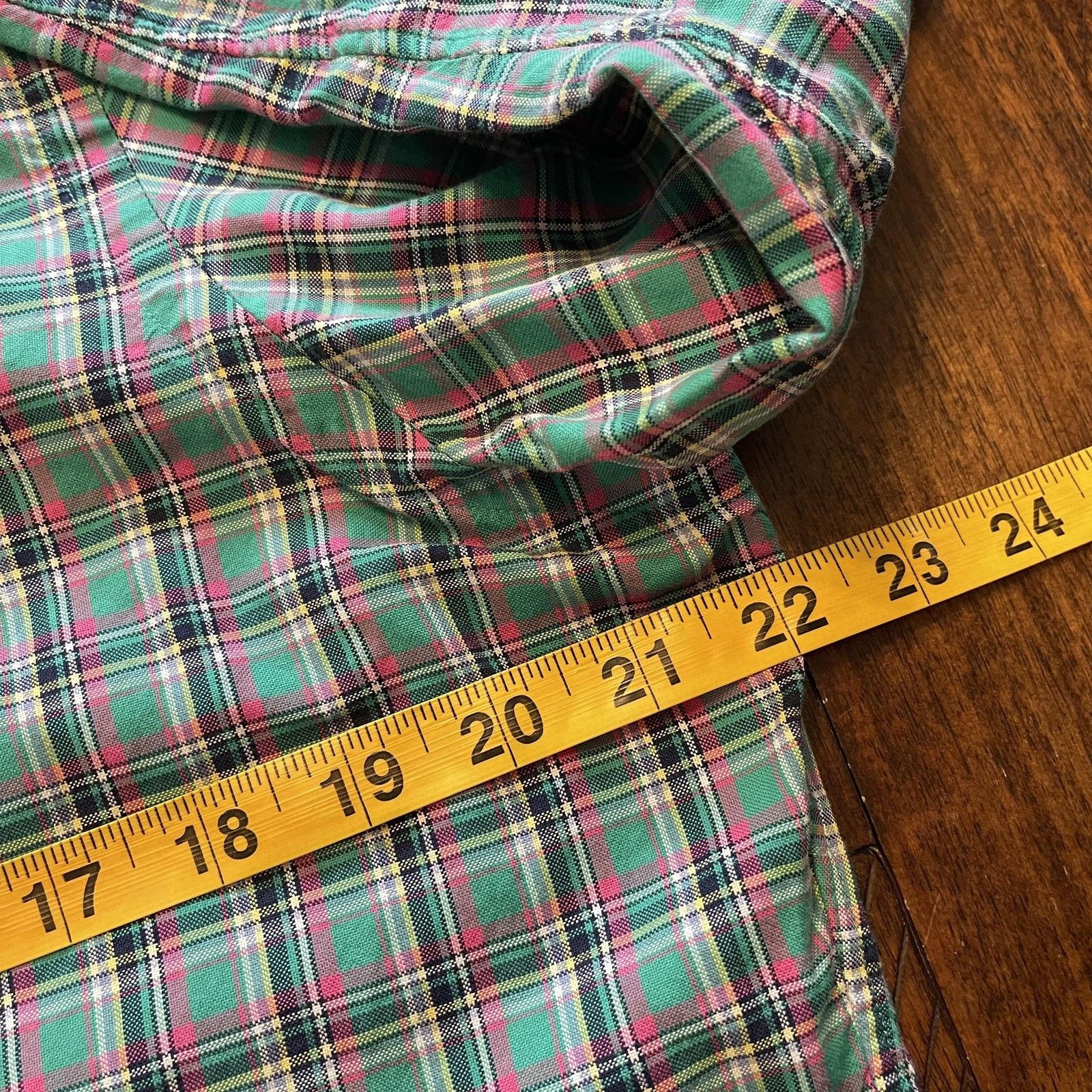 Ralph Lauren Ralph Lauren Shirt M Green Pink Plaid Button Down Pony Size US M / EU 48-50 / 2 - 7 Thumbnail