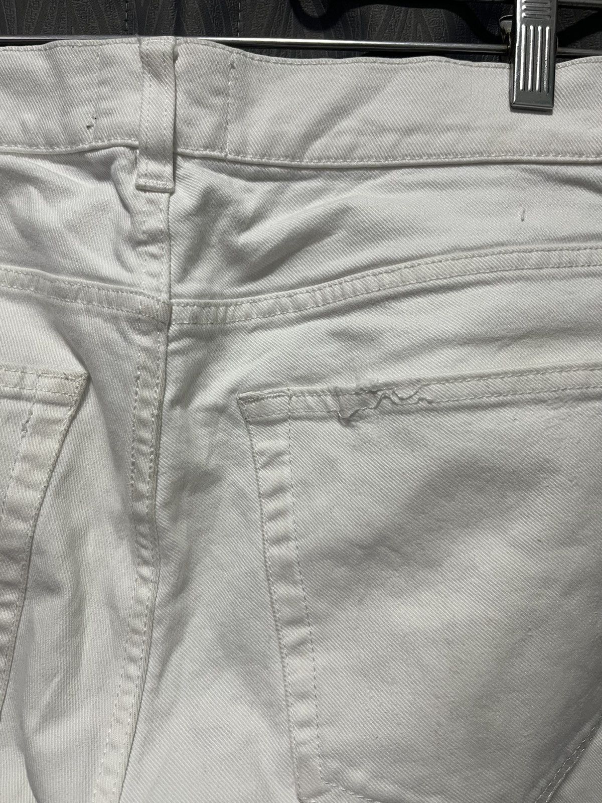 Acne Studios Acne Studio Slim Skinny Stretch White Denim Size US 33 - 6 Thumbnail