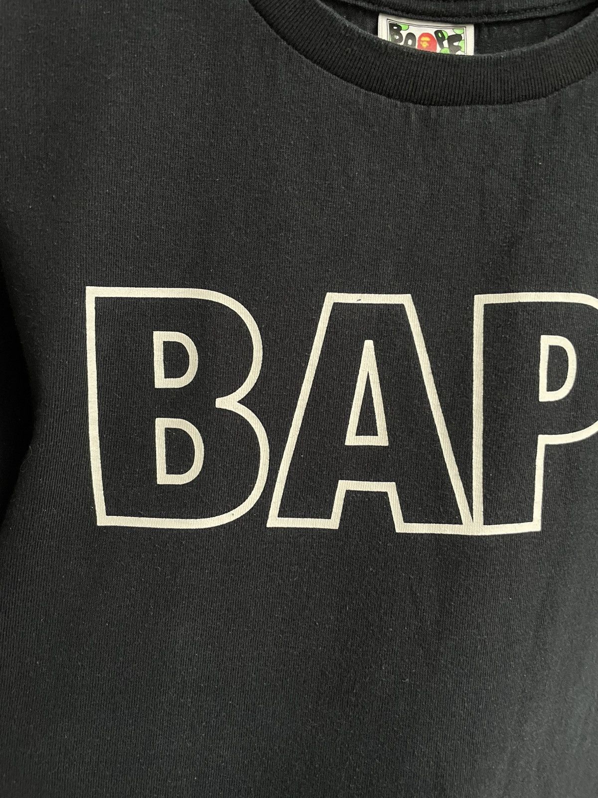 Bape Bape A Bathing Ape Black Big Logo Classic T-shirt Tee Luxury Size US M / EU 48-50 / 2 - 7 Thumbnail