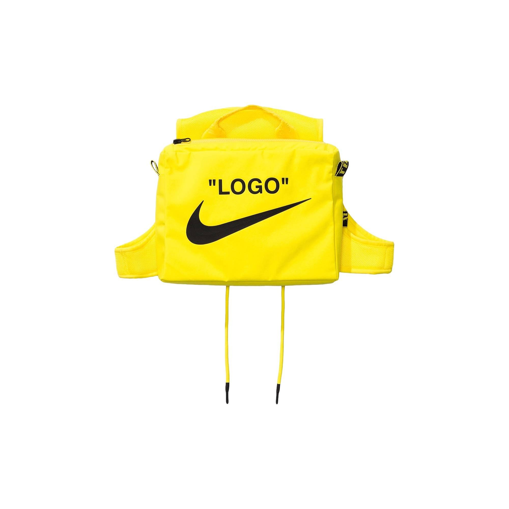 Nike × Off-White o1w1db10824 Cross Bib in Yellow Size XL / US 12-14 / IT 48-50 - 2 Thumbnail
