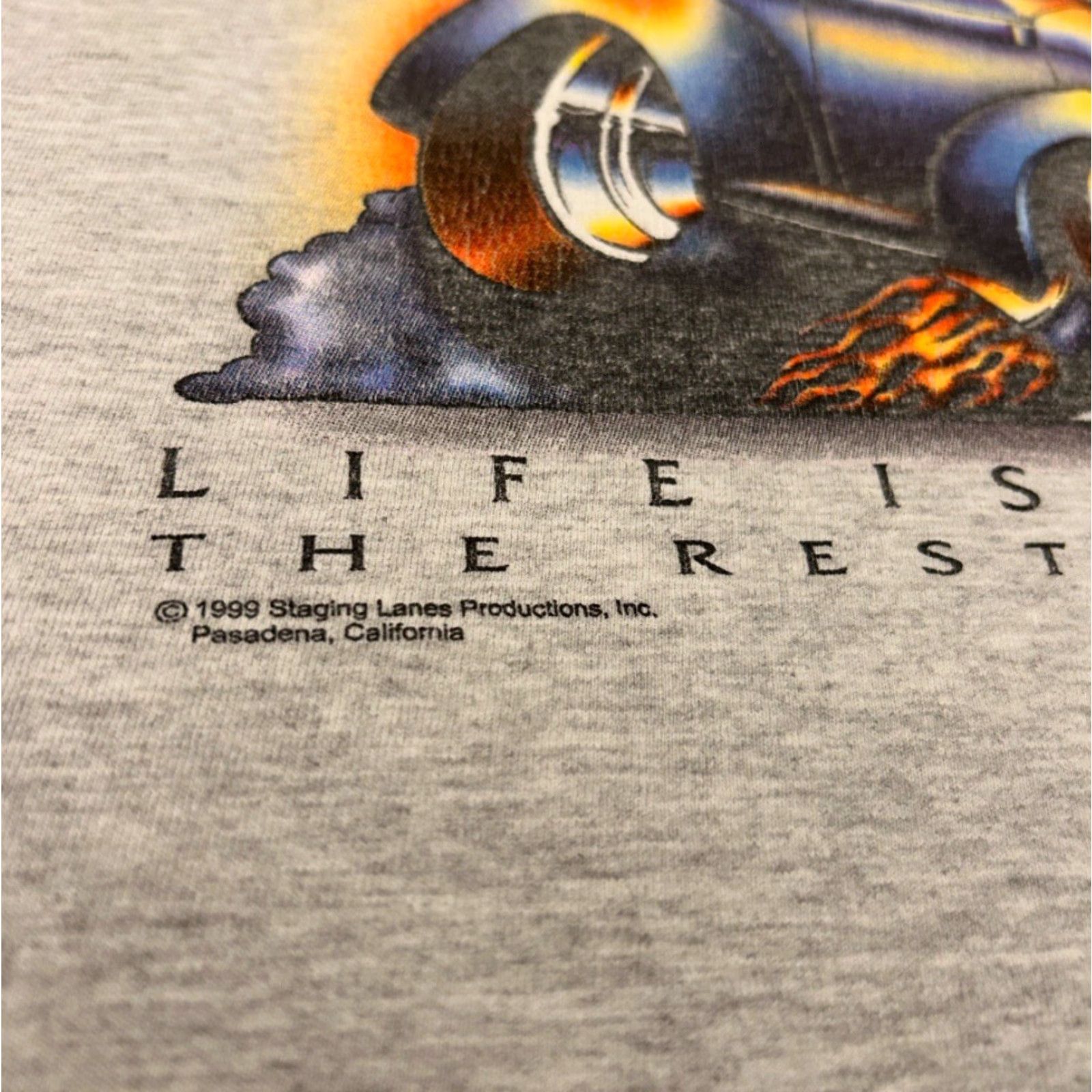 Alife VINTAGE 90s Hot Rod Racing Life Oily Rat Art Tee 1999 VTG Shirt Mens Size XL Size US XL / EU 56 / 4 - 2 Thumbnail