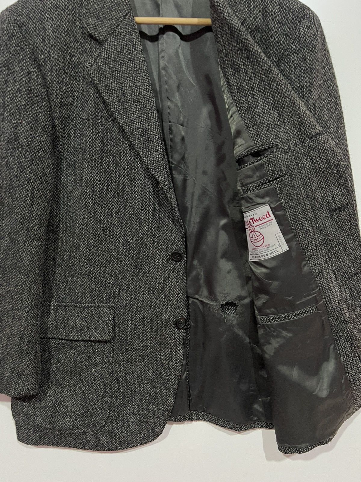 Harris Tweed 🔥 Messenger Blazer Harris Tweed Size 34S - 5 Thumbnail