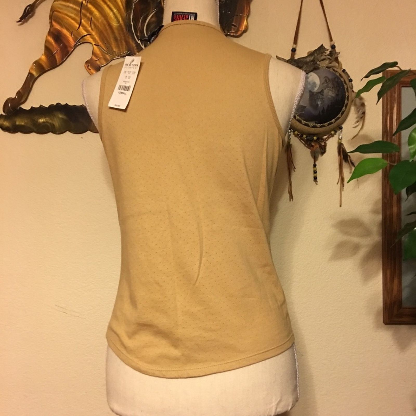 Other NY&Co tan tank NWT XS Size XS / US 0-2 / IT 36-38 - 4 Thumbnail
