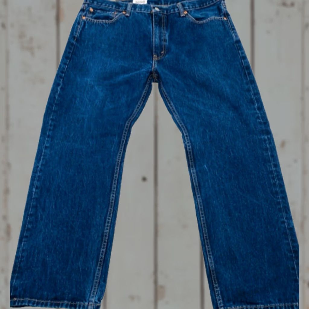 Levi's Levi's 505 Jeans Mens 40x30 Blue Denim Cotton 5-Pocket Regular Straight Levi's 500 Series Jeans Mens 40 30 Denim 505 Straight Size US 40 / EU 56 - 1 Thumbnail