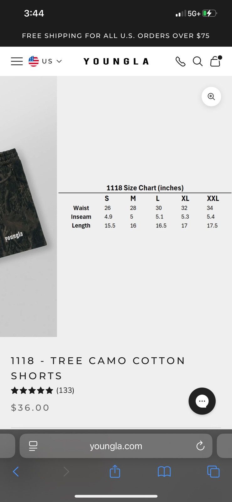 YoungLA YoungLA tree camo shorts Size US 30 / EU 46 - 5 Thumbnail