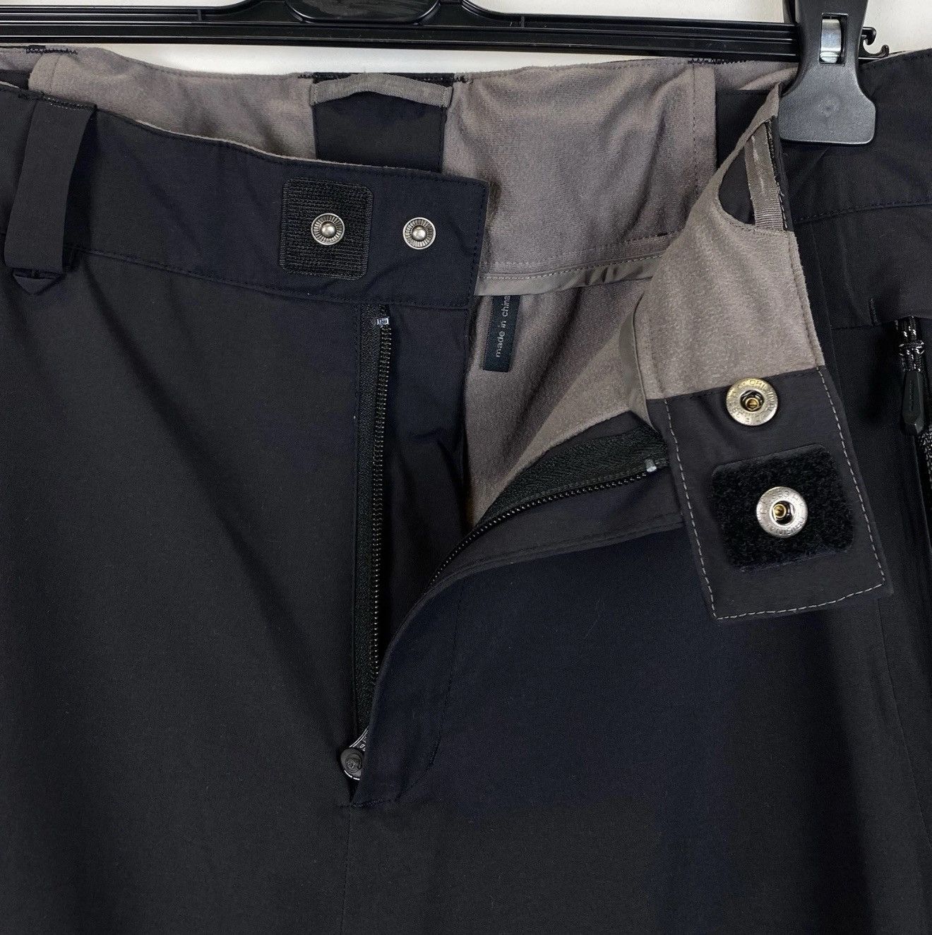 Mammut Mammut Dry Tech Ski Pants Black Winter Fleece Snowboard Zip Size US 36 / EU 52 - 4 Thumbnail