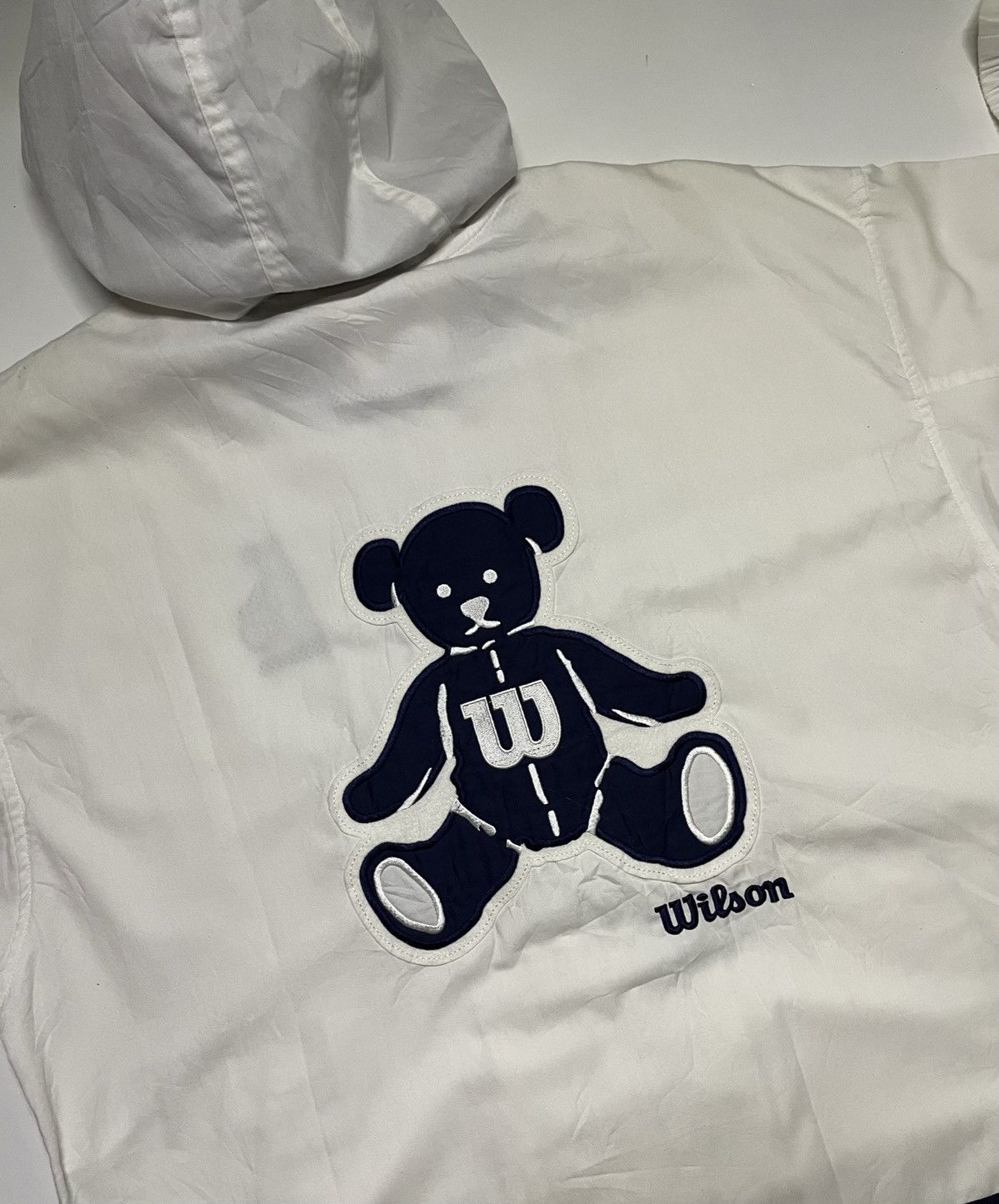 Wilson Wilson 1914 Embroidered Bear biglogo Windbreaker jacket Size US M / EU 48-50 / 2 - 4 Thumbnail