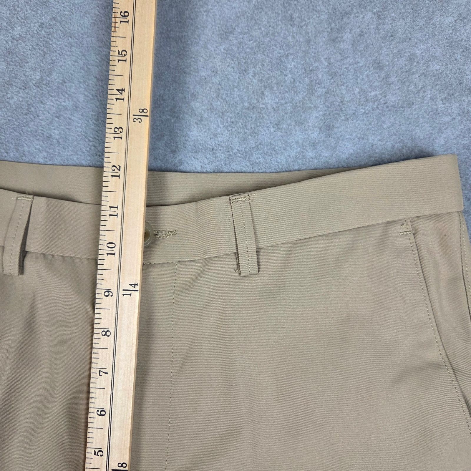 Haggar NWT Haggar 34x32 Tan Flat Front Straight Fit Slacks Size US 34 / EU 50 - 11 Thumbnail