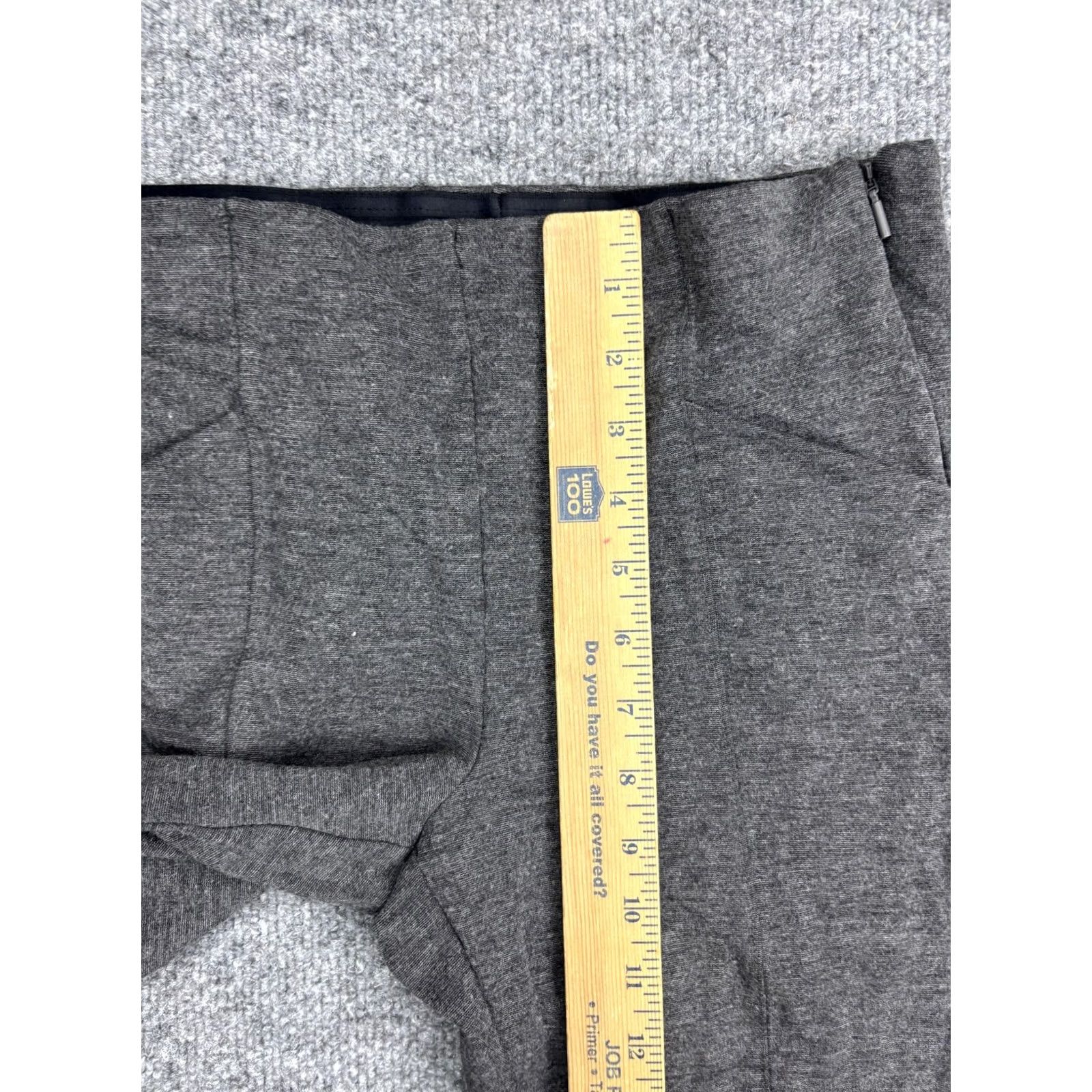 Athleta Athleta Dress Pants Womens 6 Gray Ponte Skinny Leg Stretch Zip Pockets Casual Size 28" / US 6 / IT 42 - 5 Thumbnail