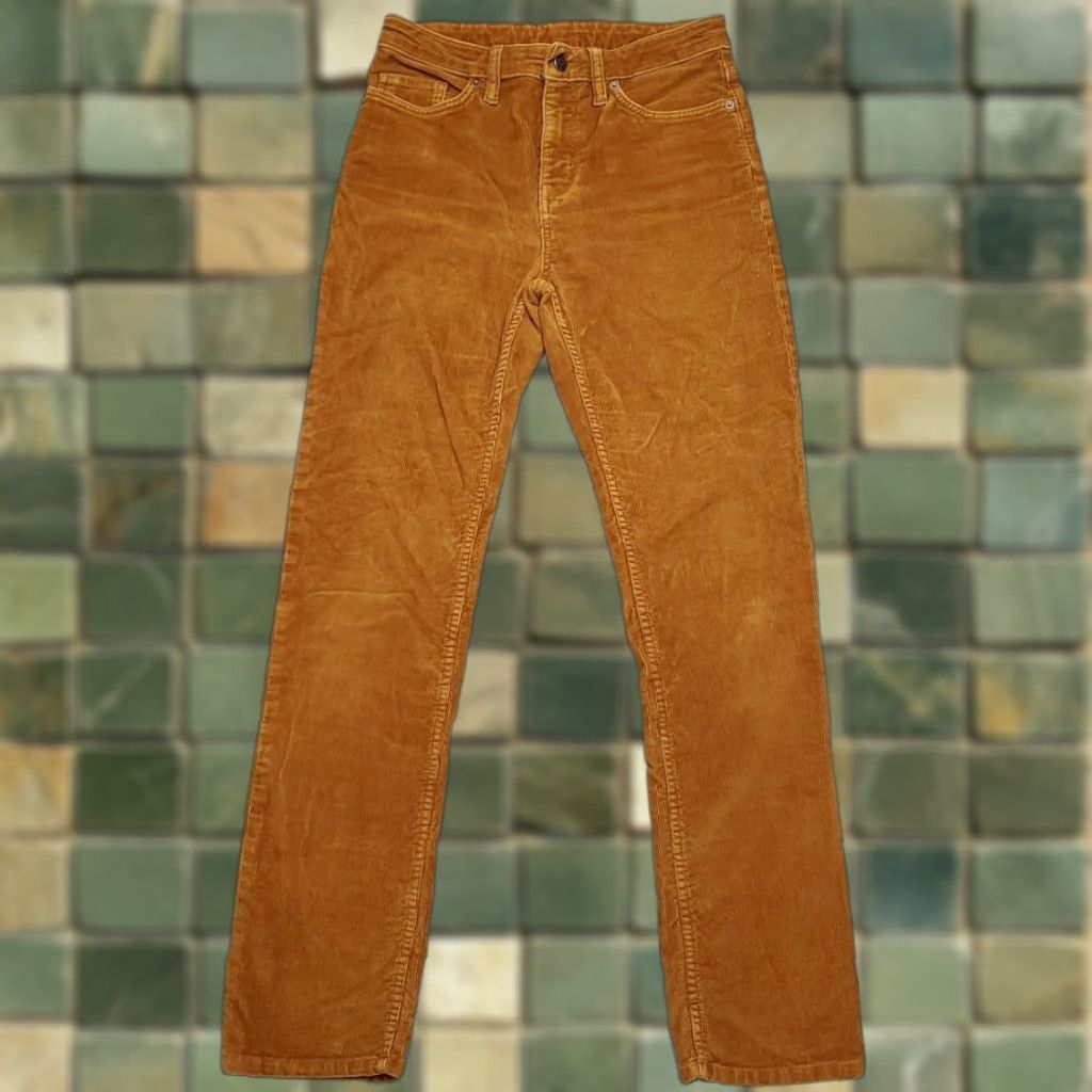 Patagonia VINTAGE Patagonia Pants Womens 27 Brown Corduroy 80s 90s Retro Casual Chino Straight Front Pockets 28x30 Cotton Mens Womens Girls Boys Size 27" / US 4 / IT 40 - 1 Thumbnail