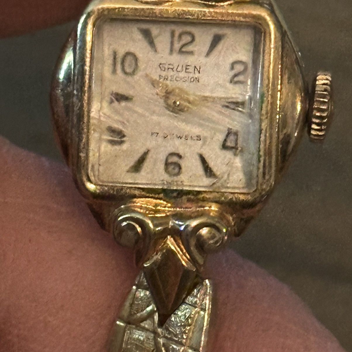 Vintage Vintage Gruen Precision 17 Jewels Swiss gold tone watch Size ONE SIZE - 5 Thumbnail
