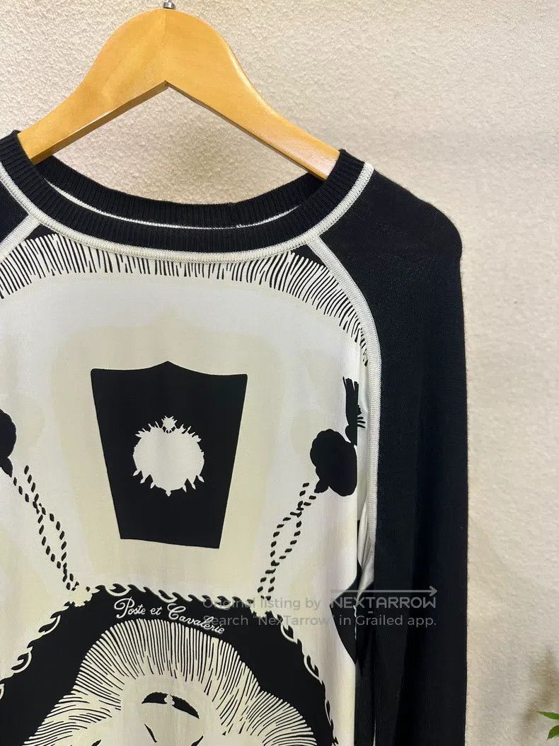 Hermes Hermes Black and White Geometric Pattern Printed Dress Size XXS / US 00 / IT 34 - 3 Thumbnail
