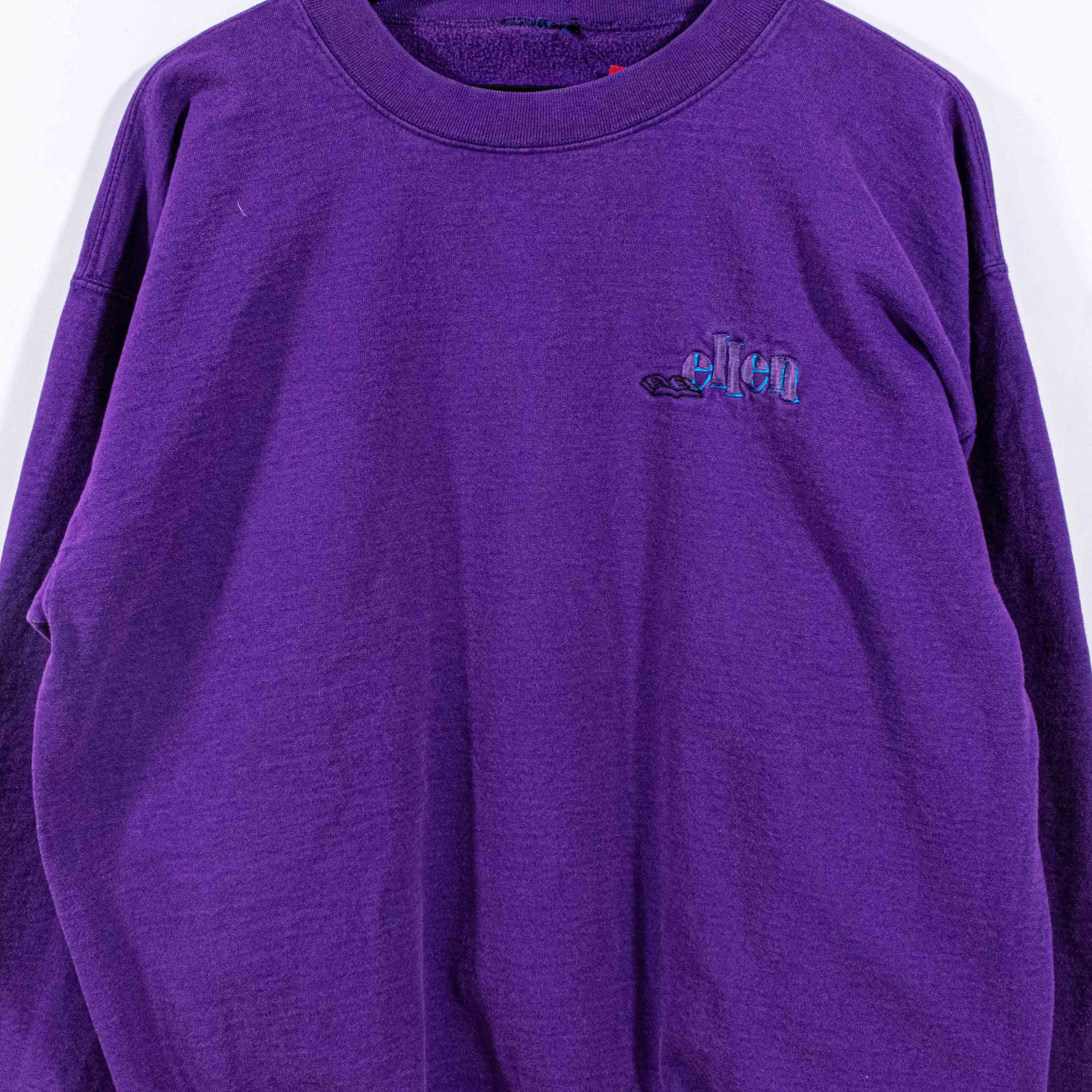 Vintage Ellen Degeneres TV Show Book Sweatshirt XL VTG 90s Size US XL / EU 56 / 4 - 6 Thumbnail