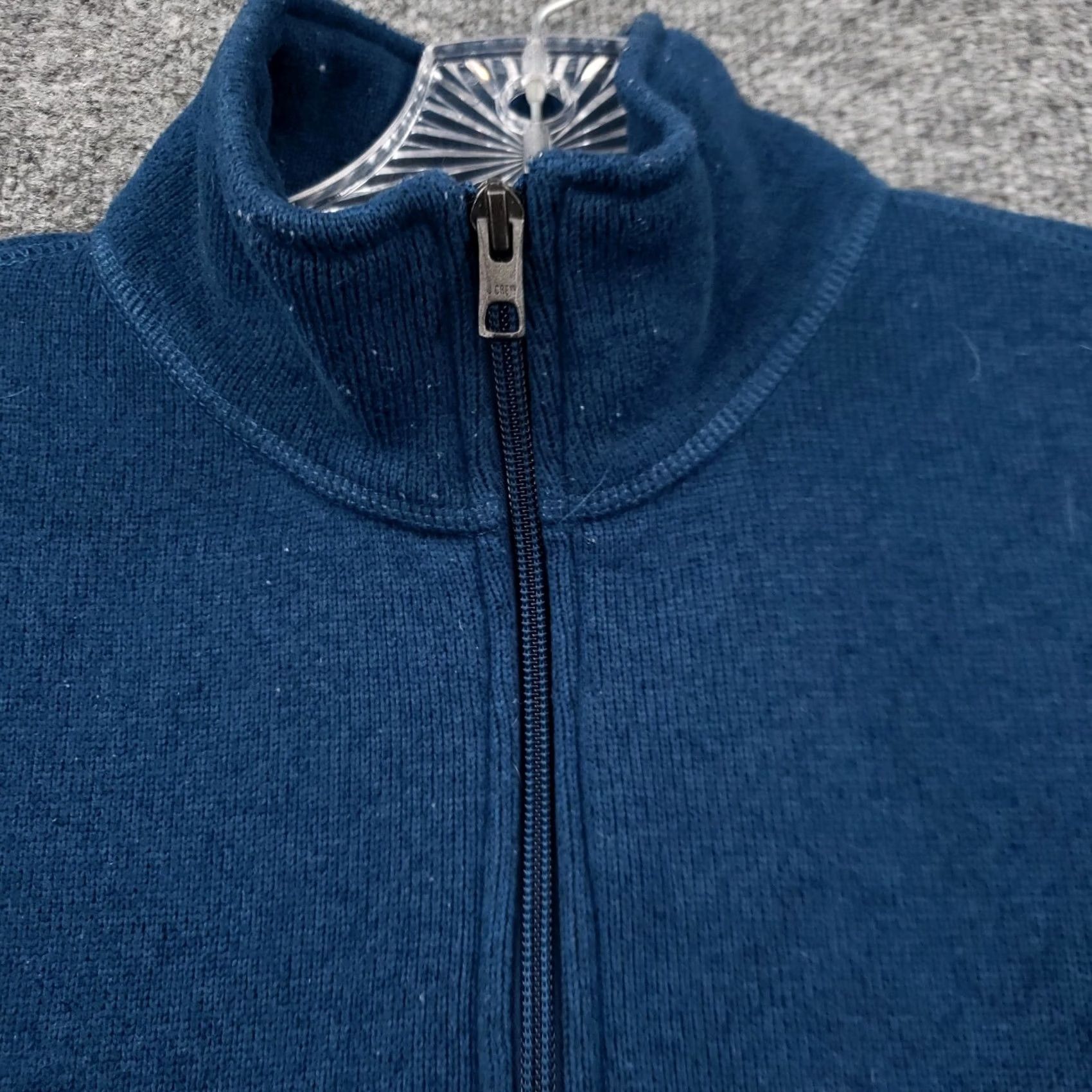 J.Crew J Crew Sweater Mens M Medium Blue Summit Fleece Pullover 1/4 Zip Mock Neck Size US M / EU 48-50 / 2 - 7 Thumbnail